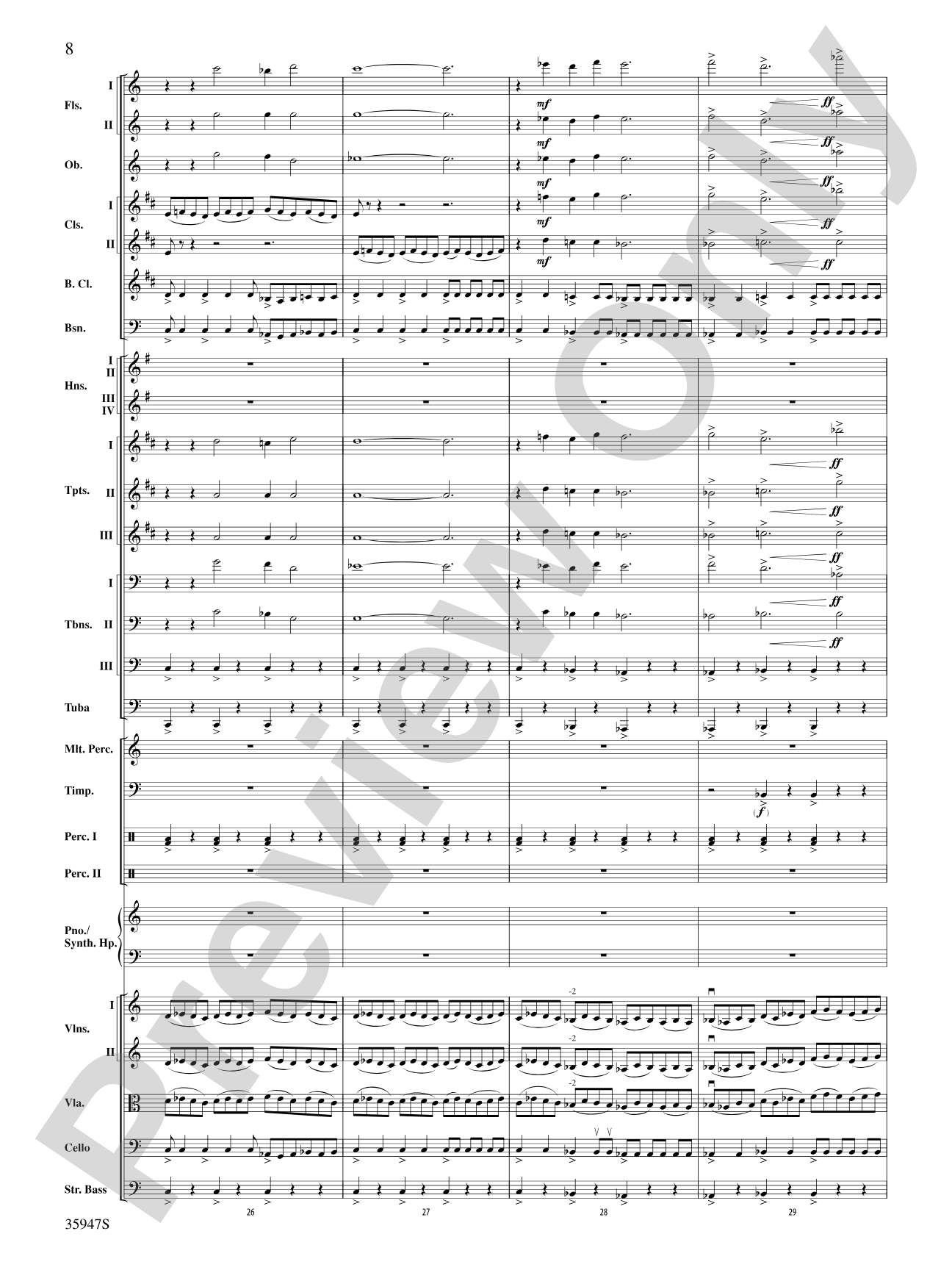 World of Warcraft: Full Orchestra Conductor Score & Parts