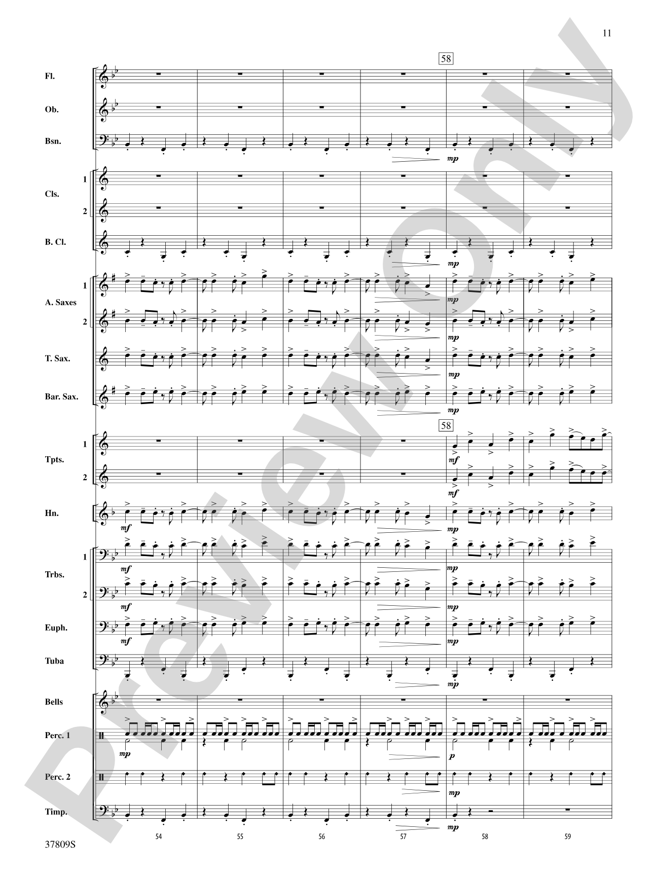 Reflections on a New Tomorrow: Concert Band Conductor Score & Parts