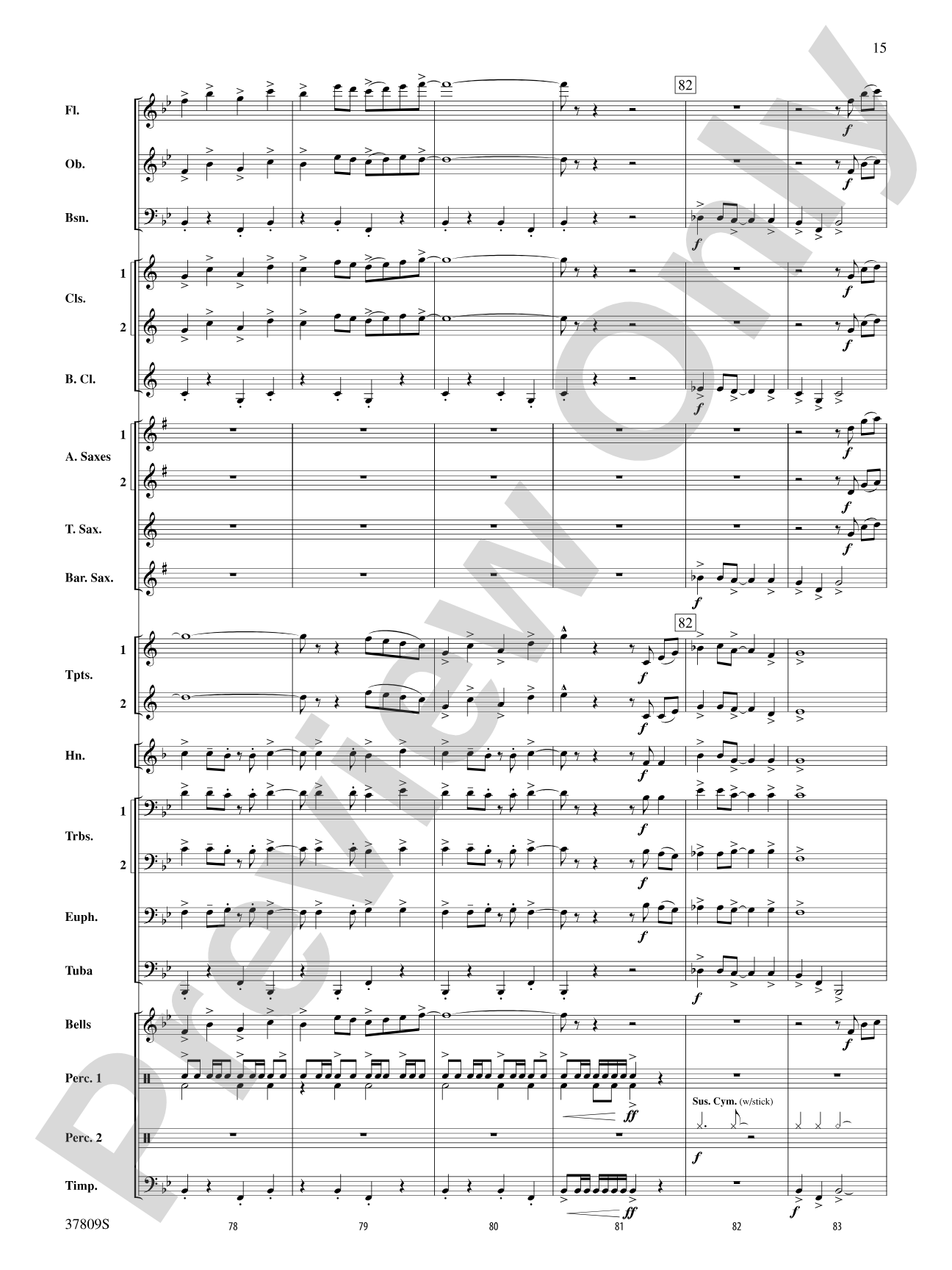 Reflections on a New Tomorrow: Concert Band Conductor Score & Parts