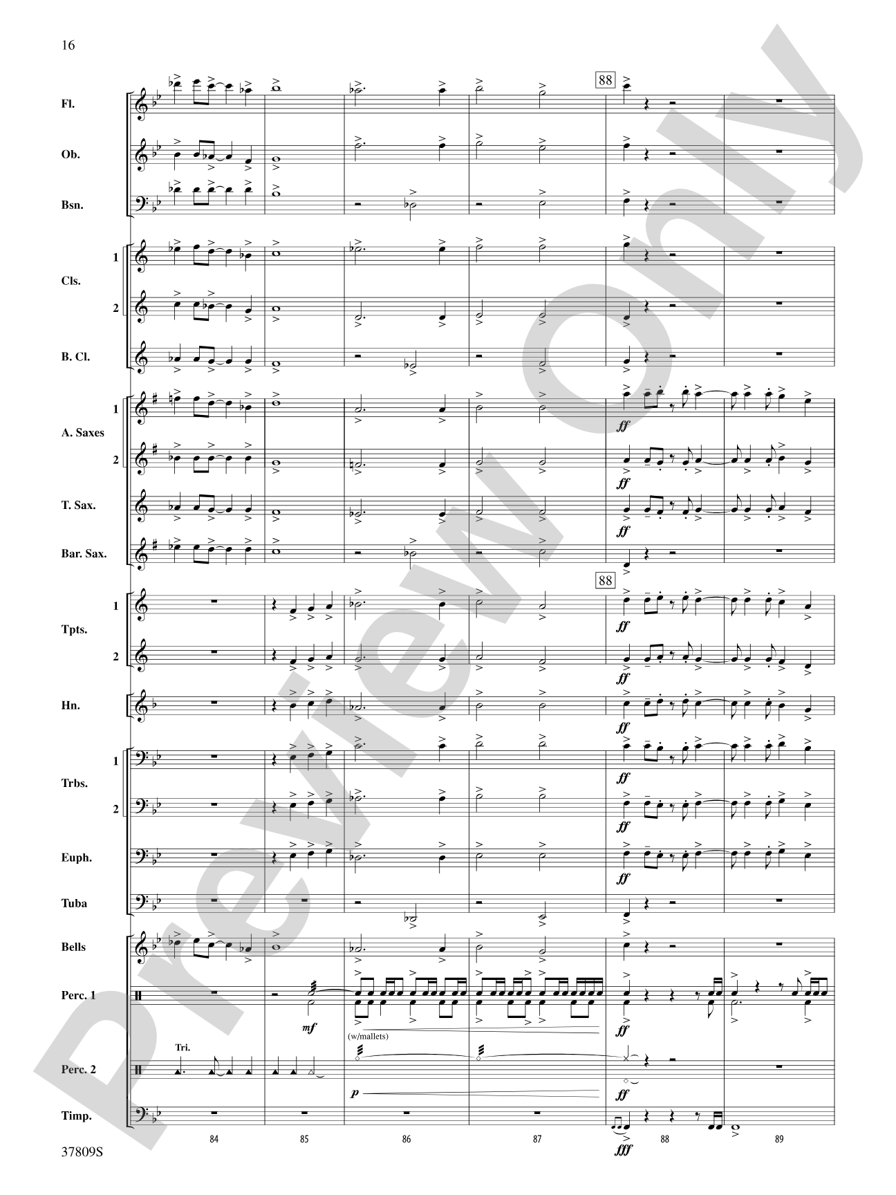 Reflections on a New Tomorrow: Concert Band Conductor Score & Parts
