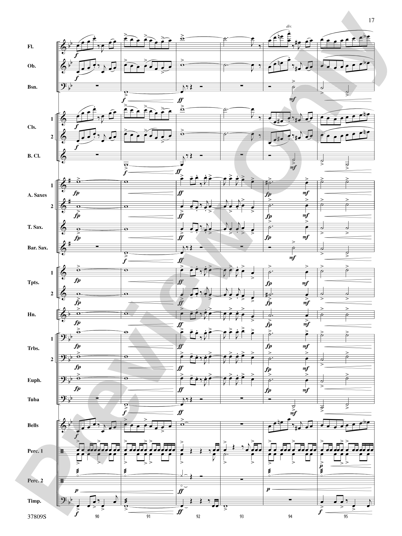 Reflections on a New Tomorrow: Concert Band Conductor Score & Parts