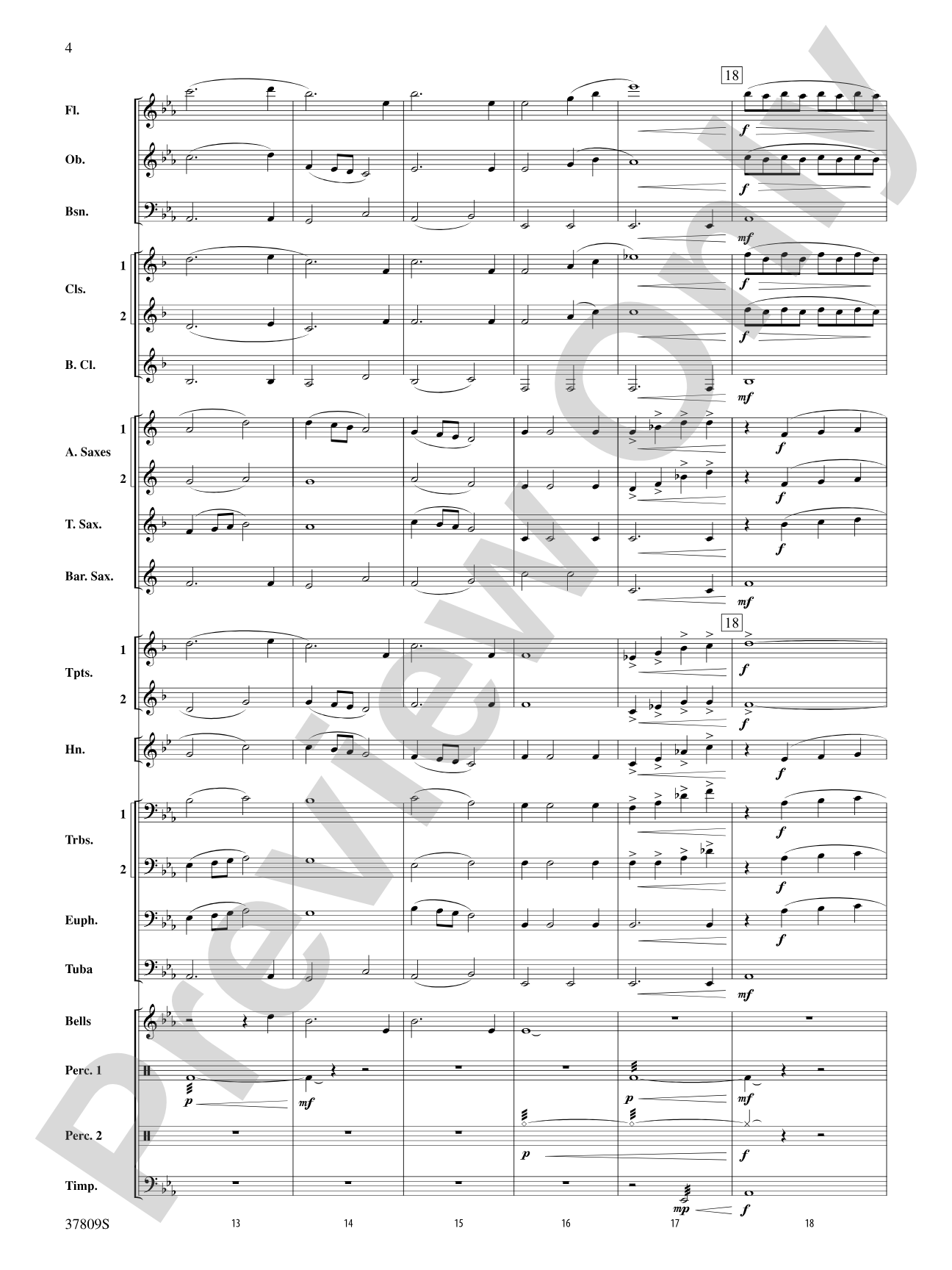 Reflections on a New Tomorrow: Concert Band Conductor Score & Parts