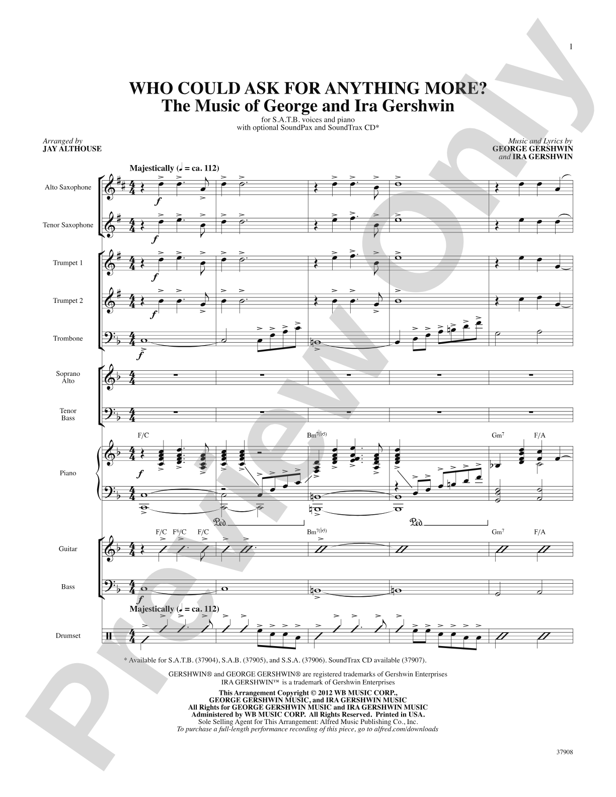 Who Could Ask for Anything More?: Choral SoundPax