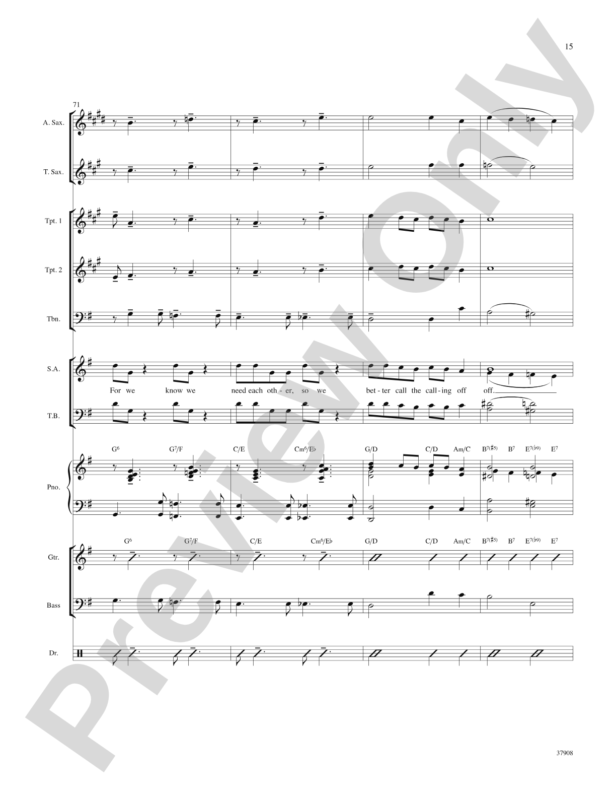 Who Could Ask for Anything More?: Choral SoundPax