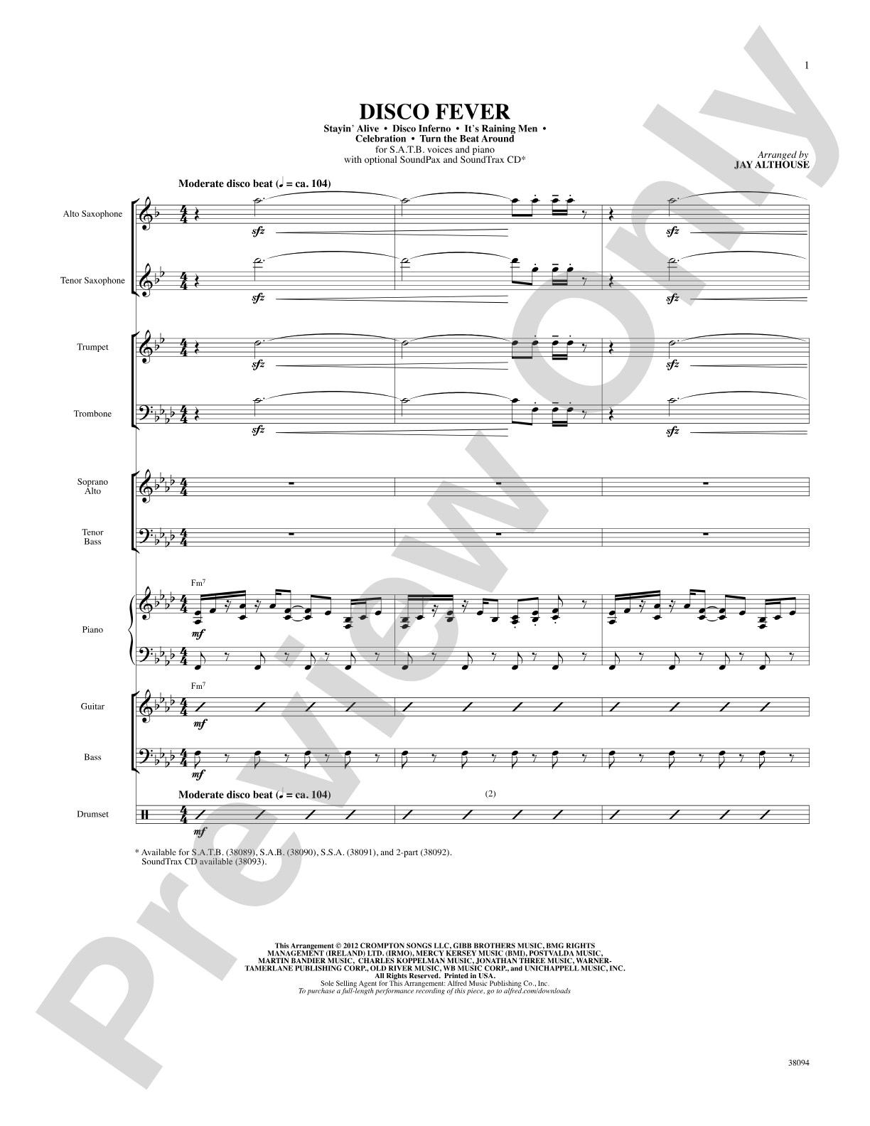 Disco Fever: Choral SoundPax