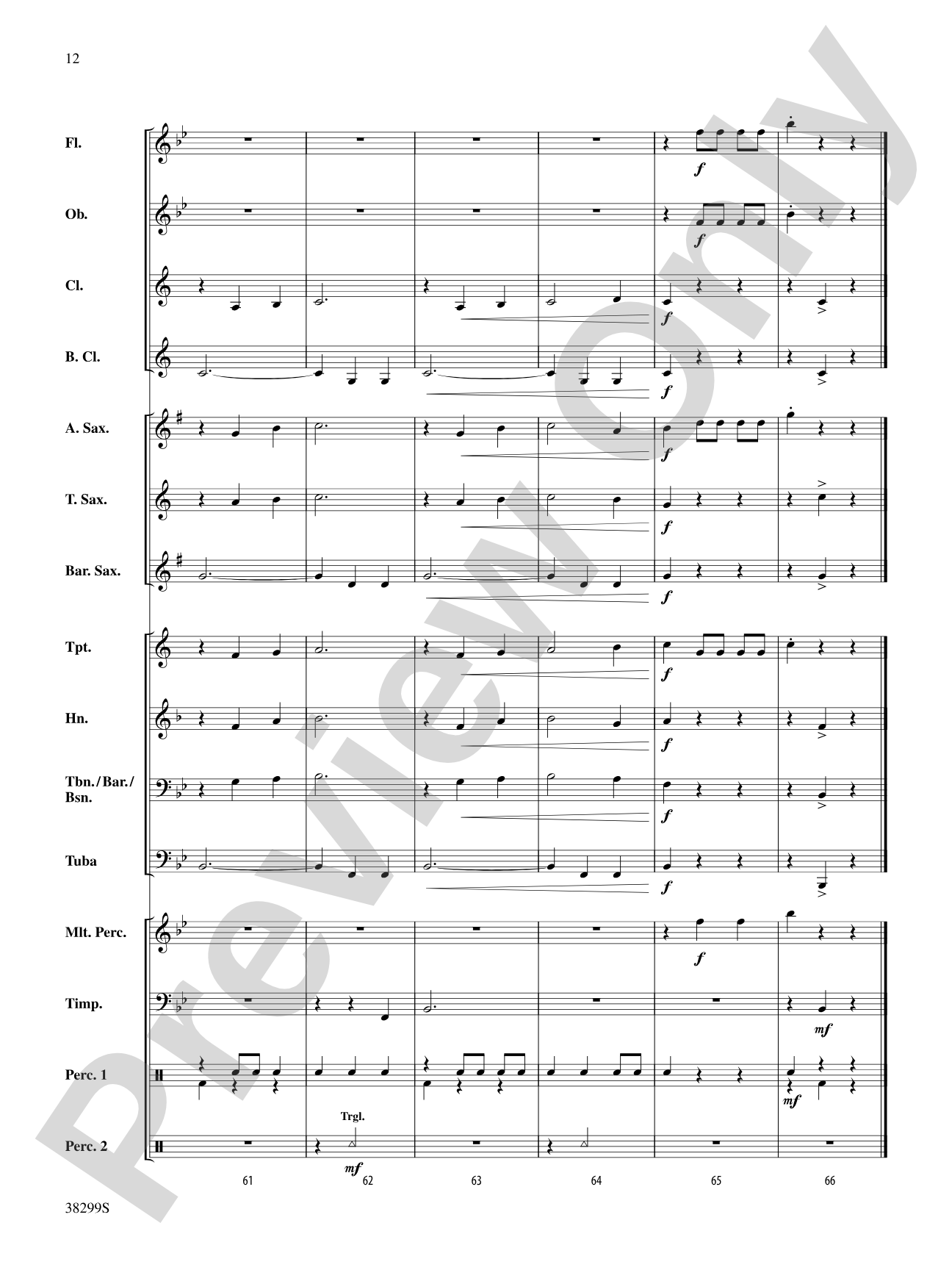 De Colores: Concert Band Conductor Score & Parts