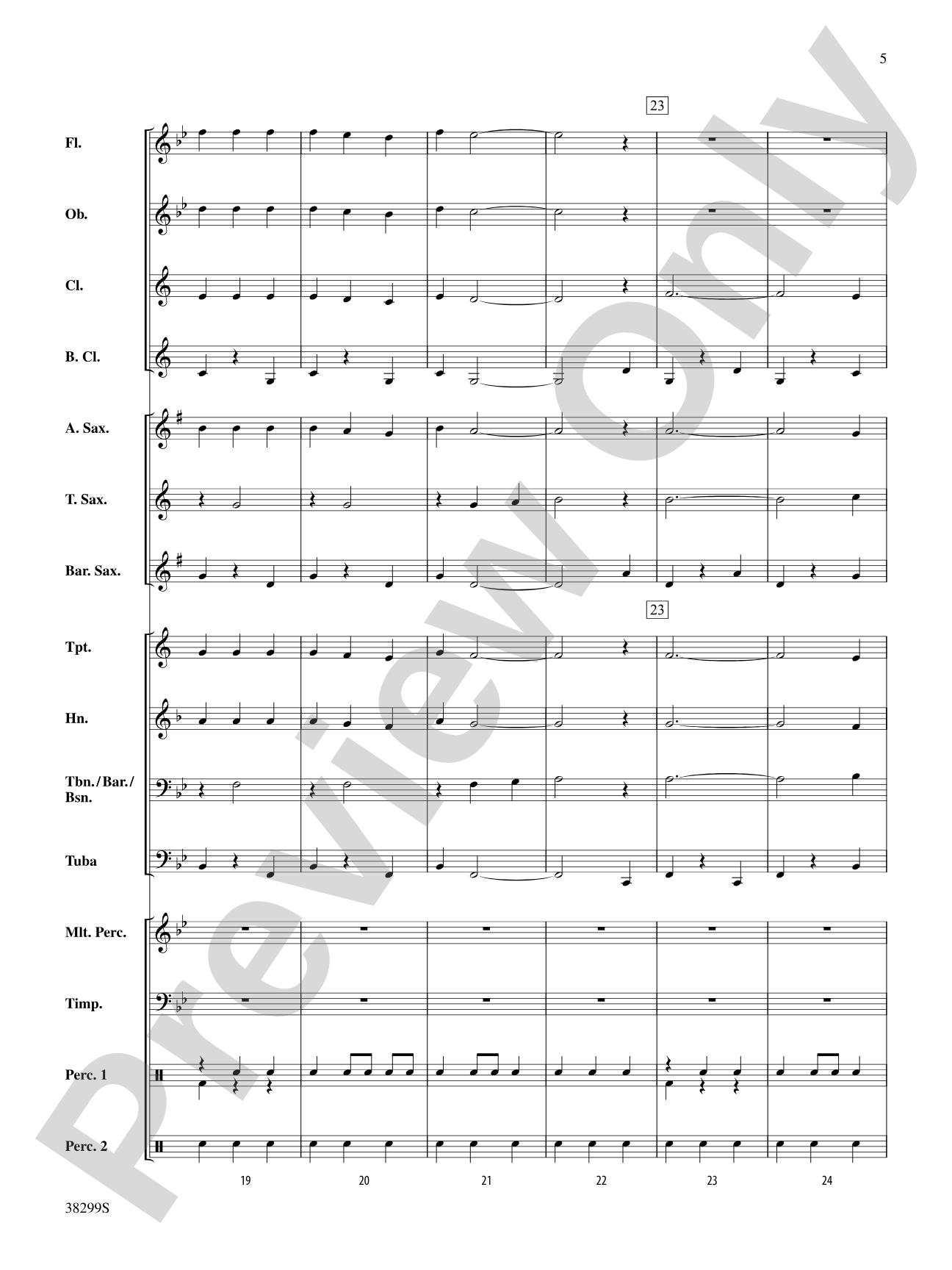 De Colores: Concert Band Conductor Score & Parts
