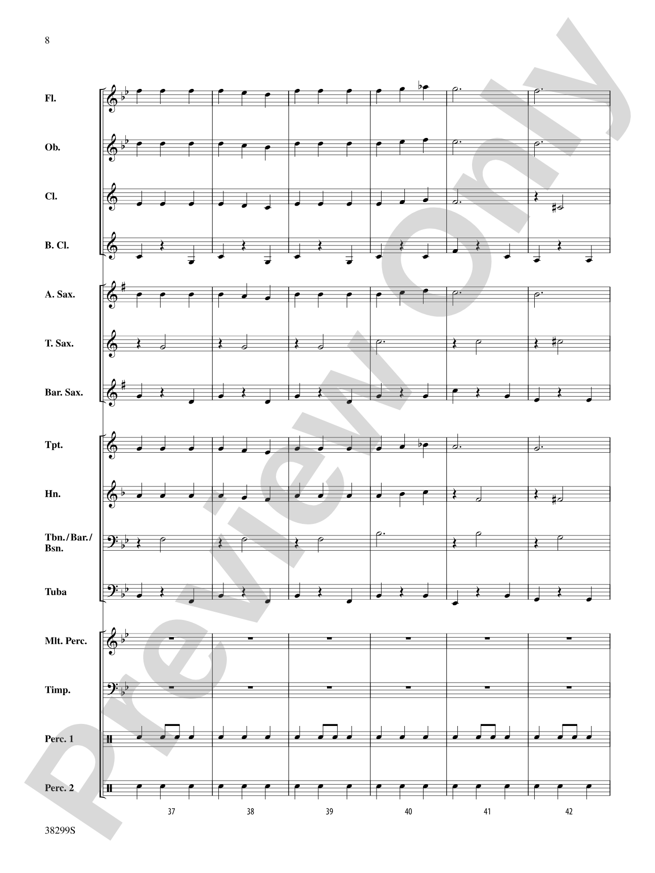 De Colores: Concert Band Conductor Score & Parts