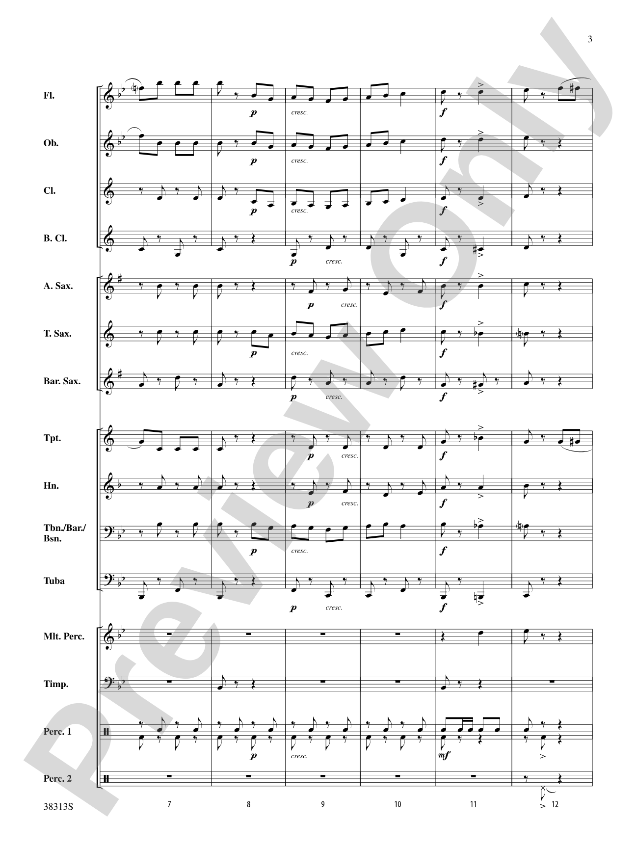 The Chimes of Liberty: Score