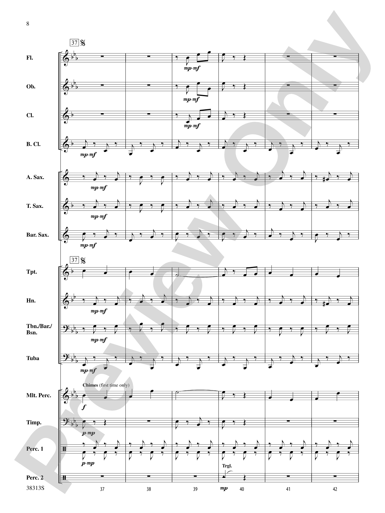 The Chimes of Liberty: Score