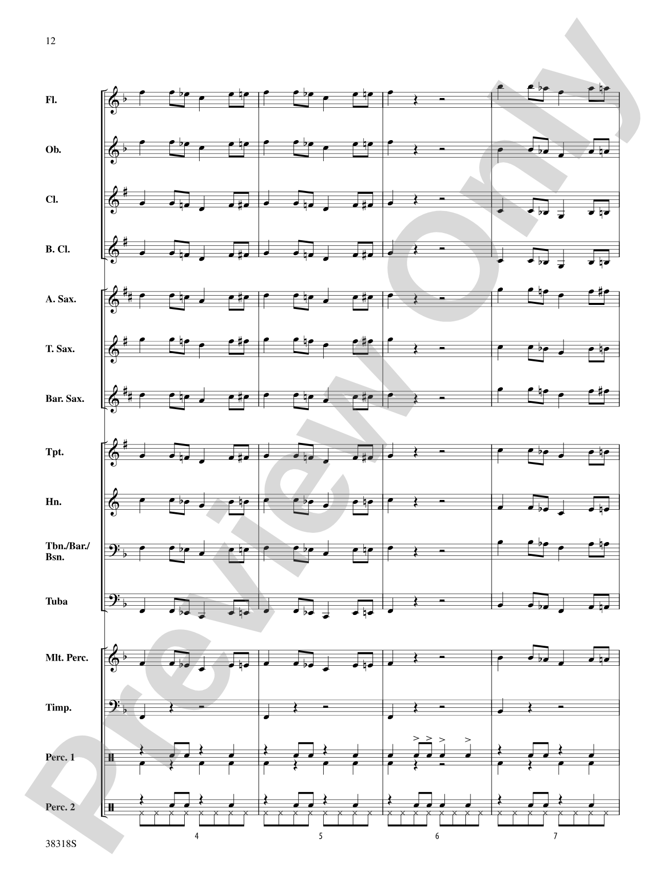 Short Cuts for Beginning Band -- #1: Concert Band Conductor Score & Parts