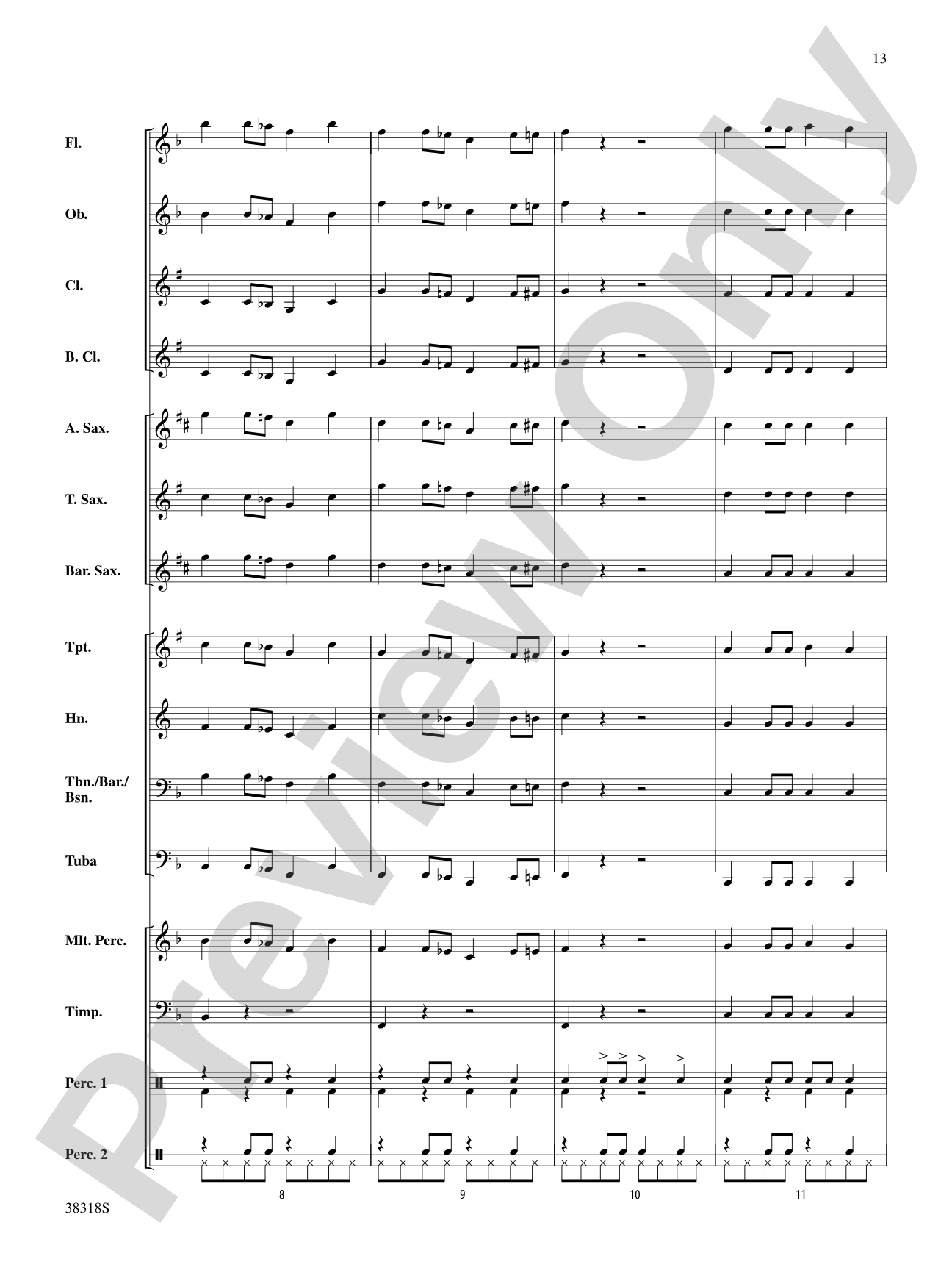 Short Cuts for Beginning Band -- #1: Concert Band Conductor Score & Parts