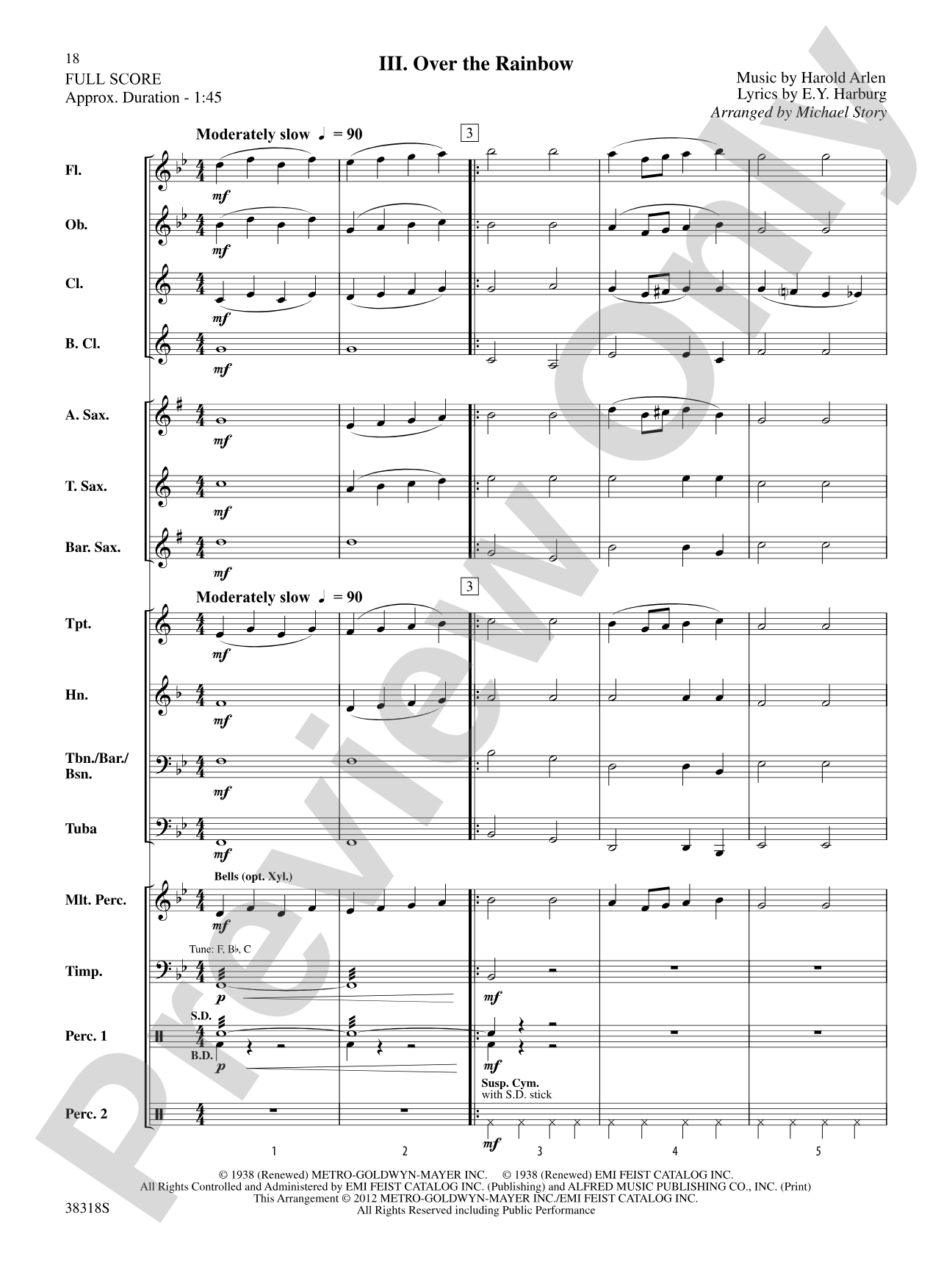Short Cuts for Beginning Band -- #1: Concert Band Conductor Score & Parts