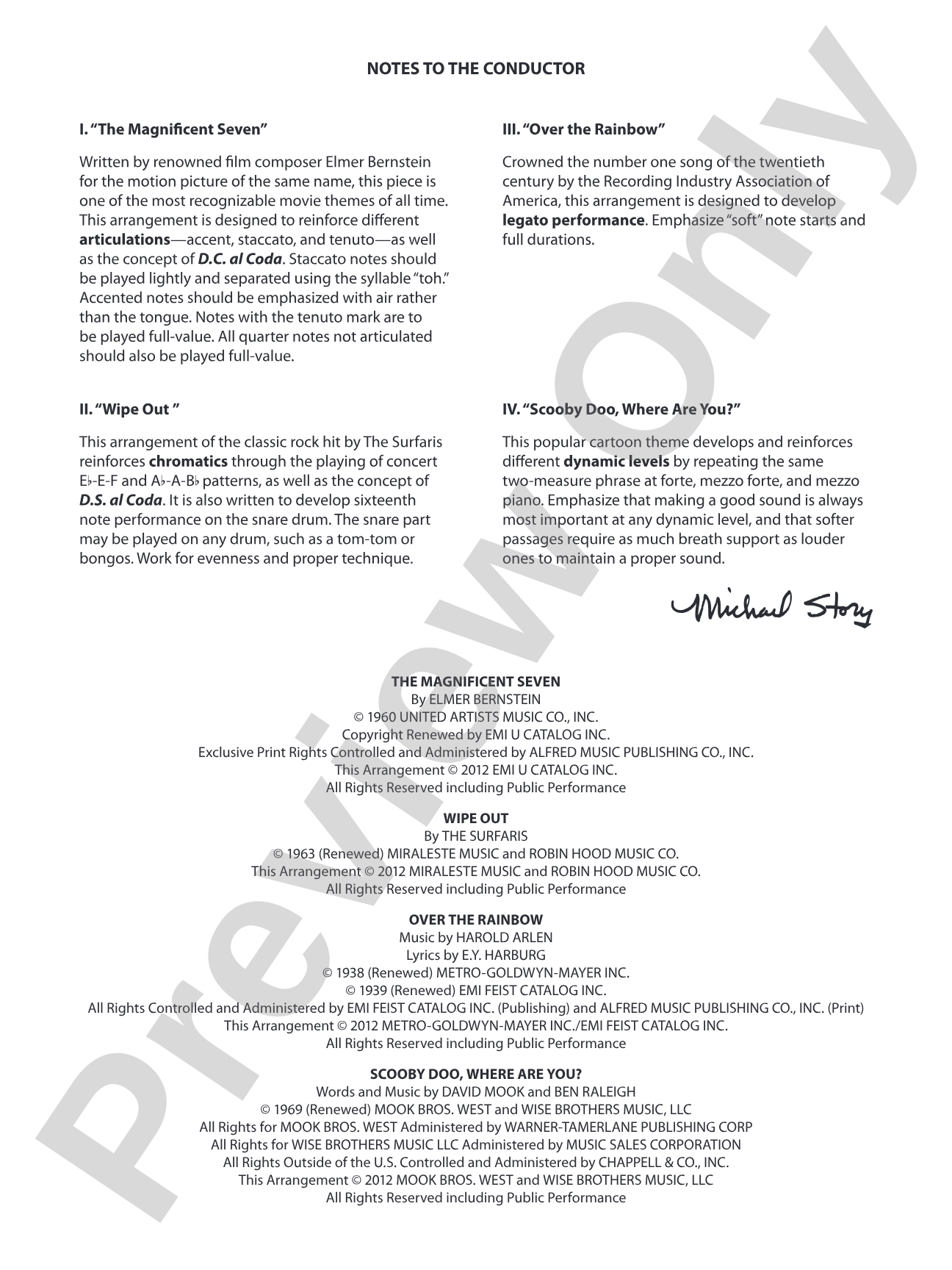 Short Cuts for Beginning Band -- #1: Concert Band Conductor Score & Parts