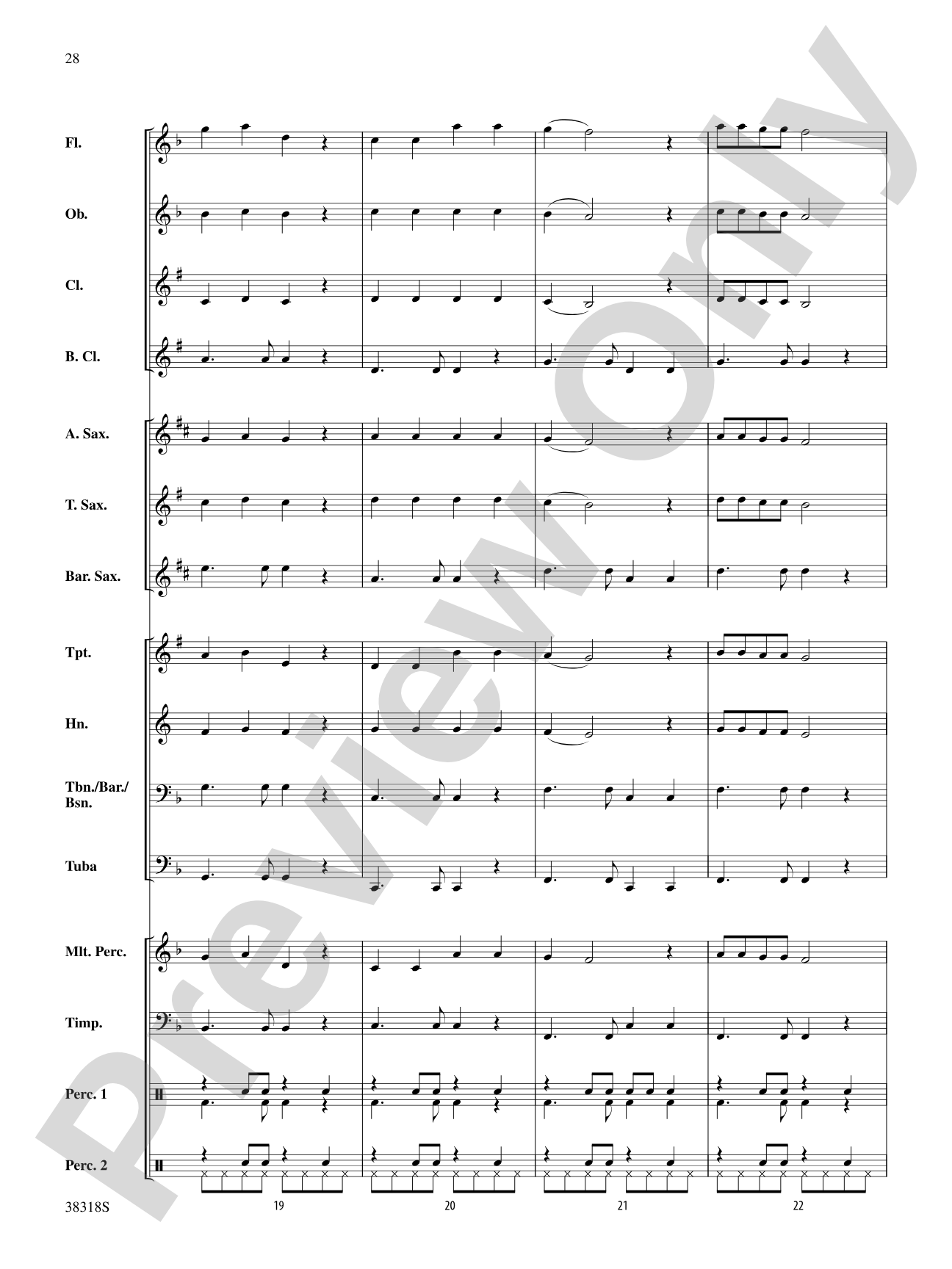 Short Cuts for Beginning Band -- #1: Concert Band Conductor Score & Parts