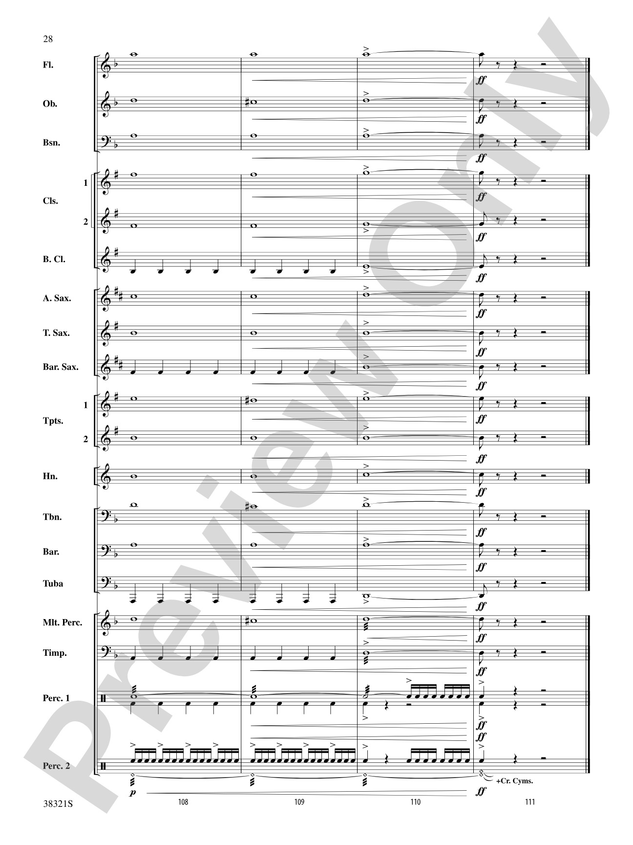 Batman: Arkham City, Selections from: Concert Band Conductor Score & Parts