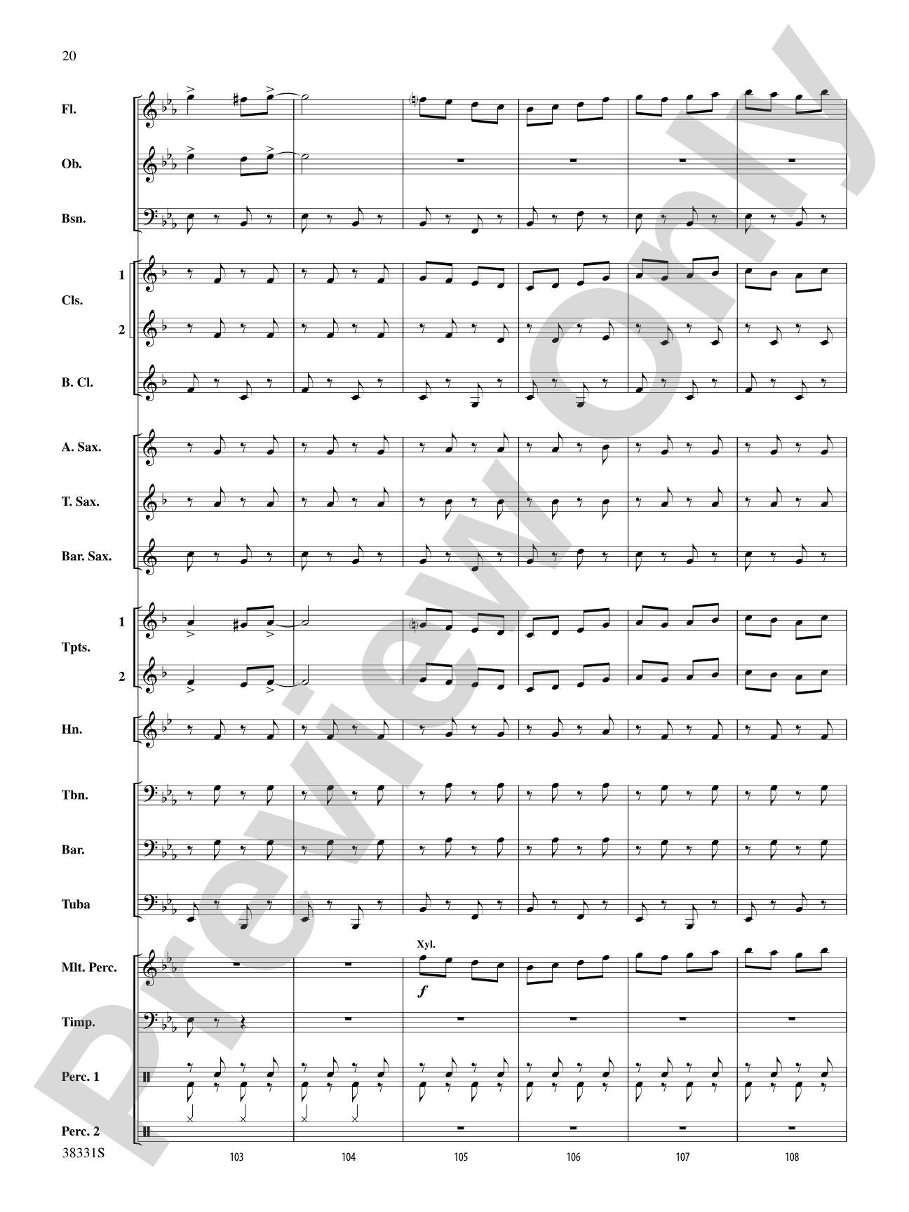 Jingle Bell Gallop: Concert Band Conductor Score & Parts