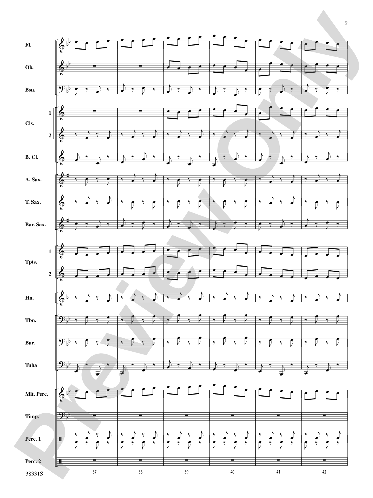Jingle Bell Gallop: Concert Band Conductor Score & Parts