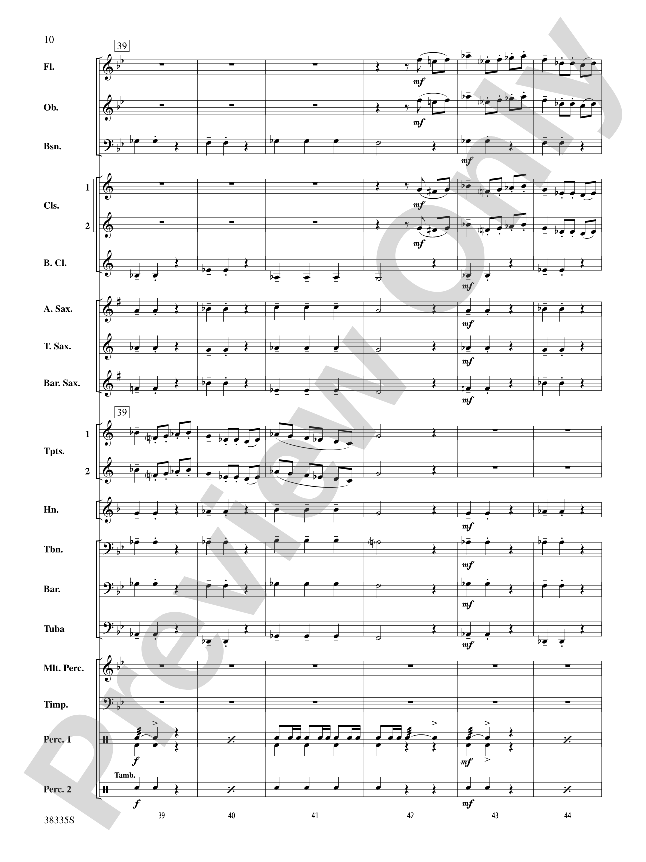 El Relicario: Concert Band Conductor Score & Parts