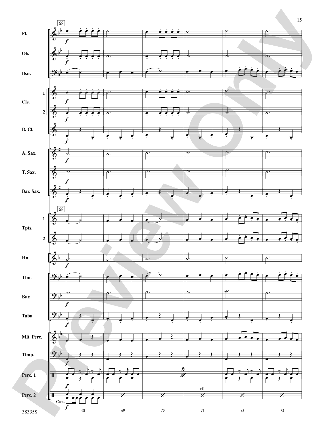El Relicario: Concert Band Conductor Score & Parts