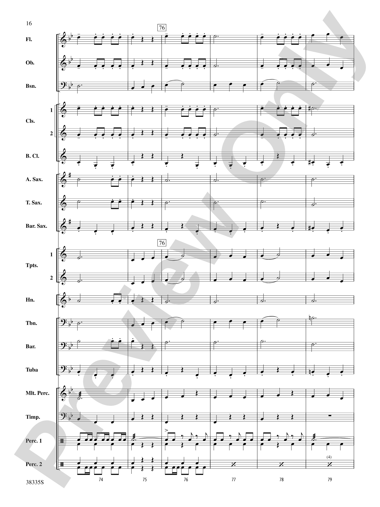 El Relicario: Concert Band Conductor Score & Parts