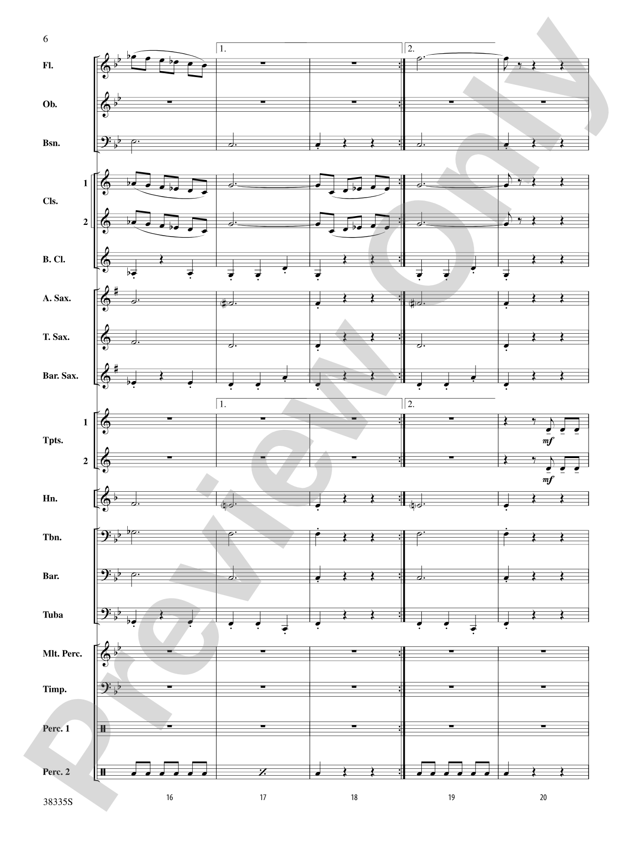 El Relicario: Concert Band Conductor Score & Parts