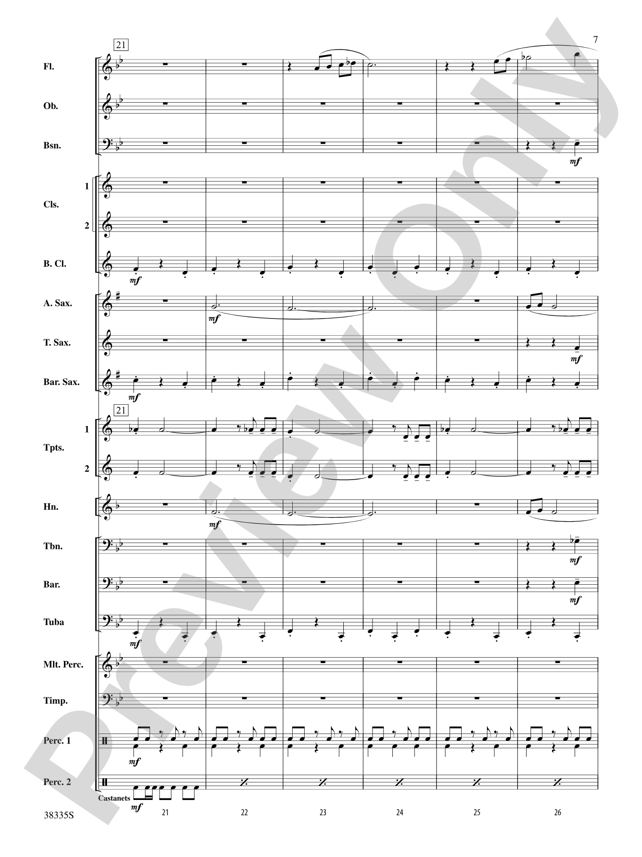 El Relicario: Concert Band Conductor Score & Parts