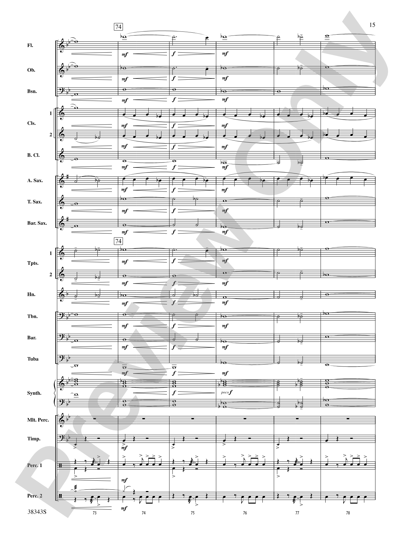 Harry Potter and the Deathly Hallows, Part 2, Selections from: Concert Band Conductor Score & Parts