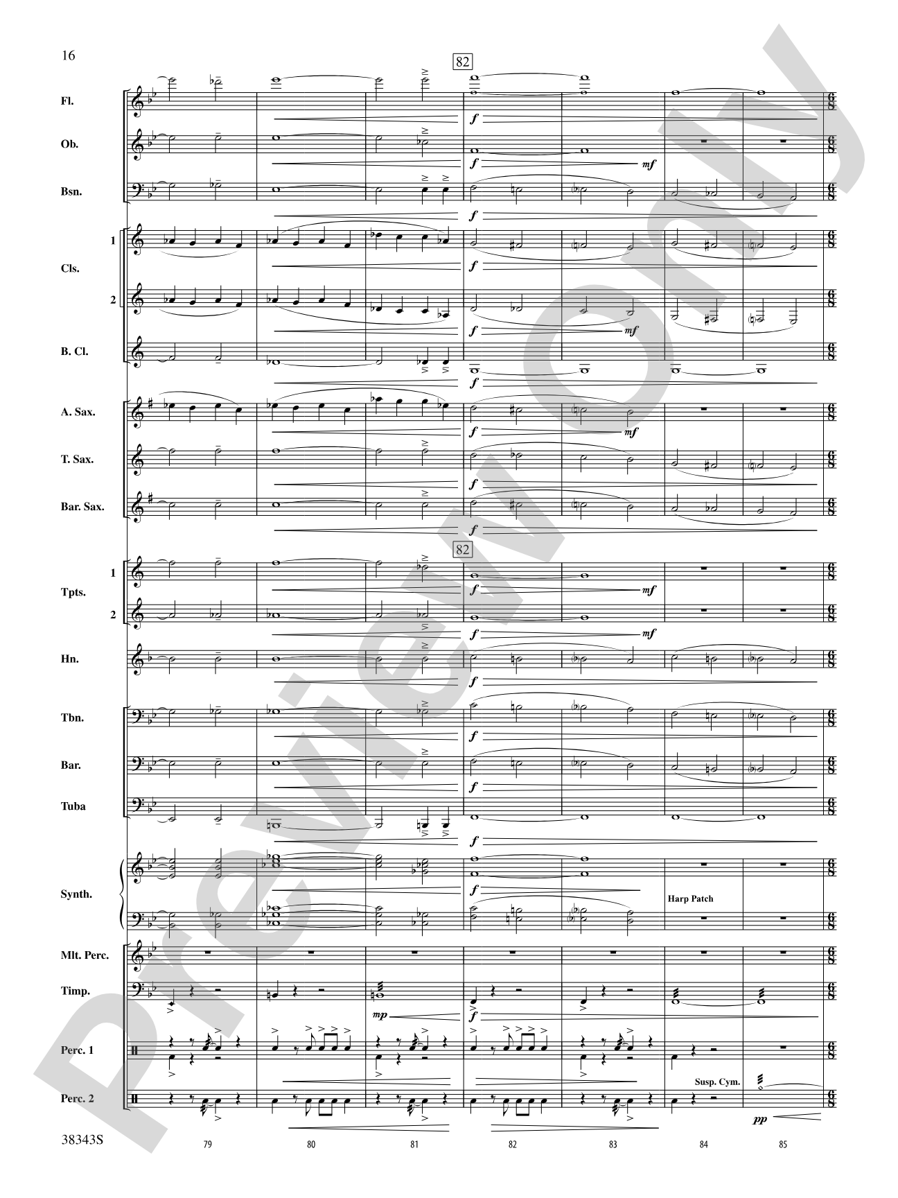 Harry Potter and the Deathly Hallows, Part 2, Selections from: Concert Band Conductor Score & Parts
