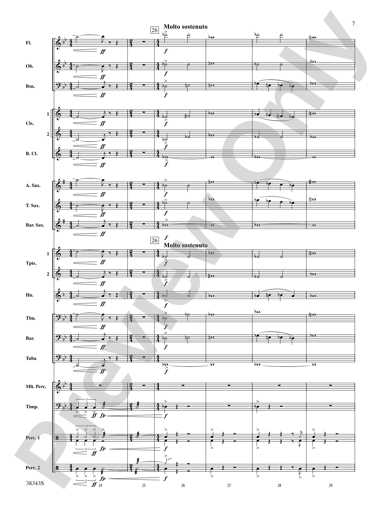 Harry Potter and the Deathly Hallows, Part 2, Selections from: Concert Band Conductor Score & Parts