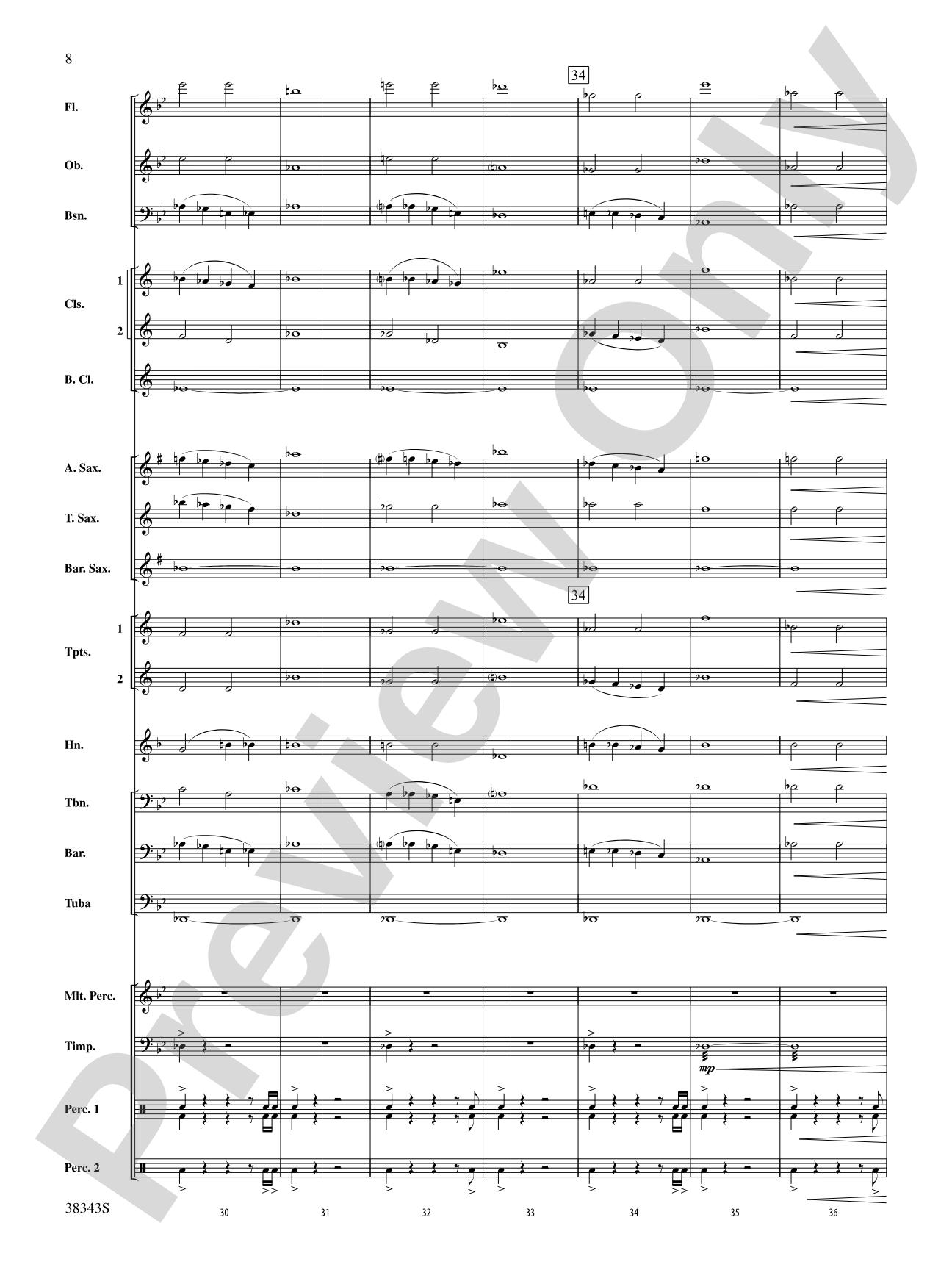 Harry Potter and the Deathly Hallows, Part 2, Selections from: Concert Band Conductor Score & Parts