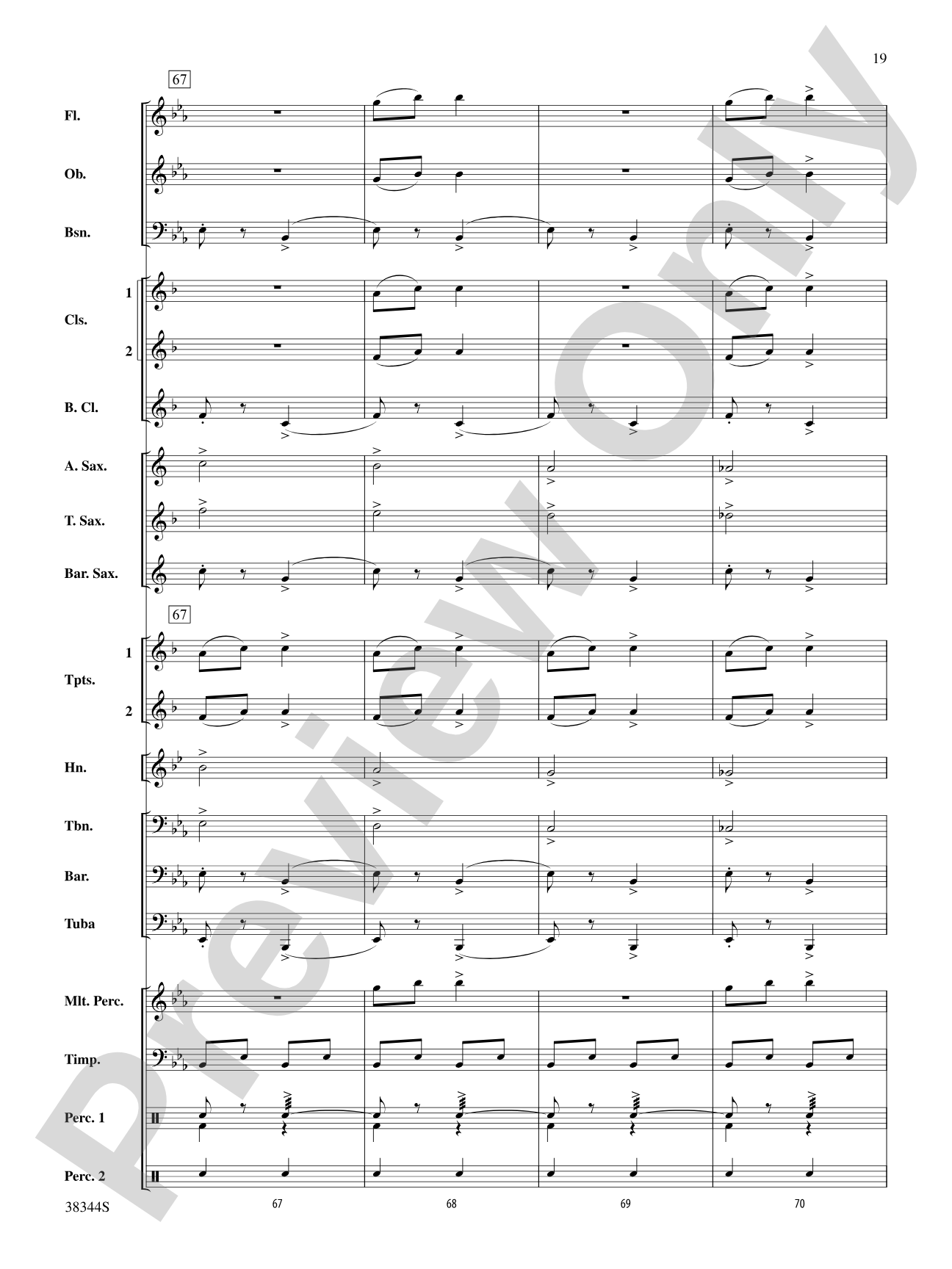 Armenian Dances, Part 1, Selections from: Concert Band Conductor Score & Parts