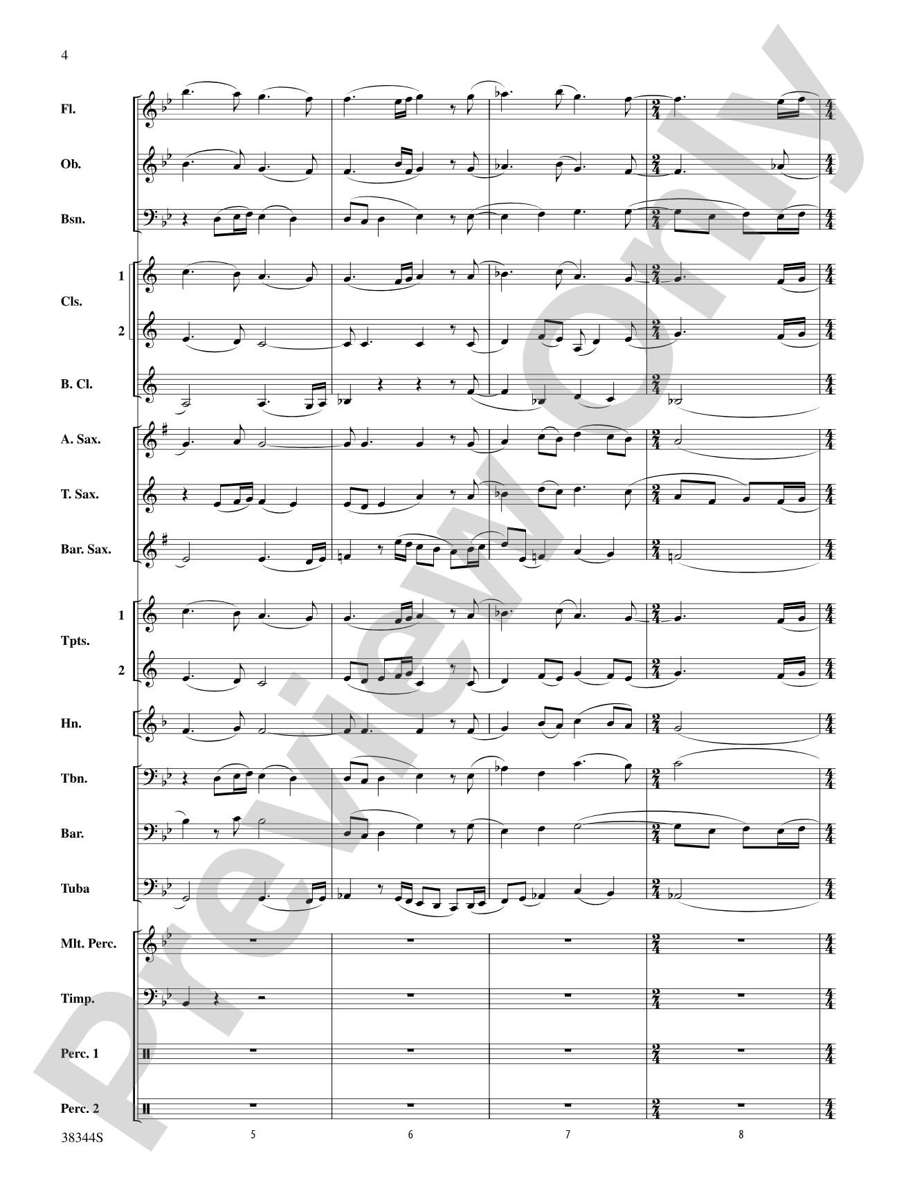 Armenian Dances, Part 1, Selections from: Concert Band Conductor Score & Parts