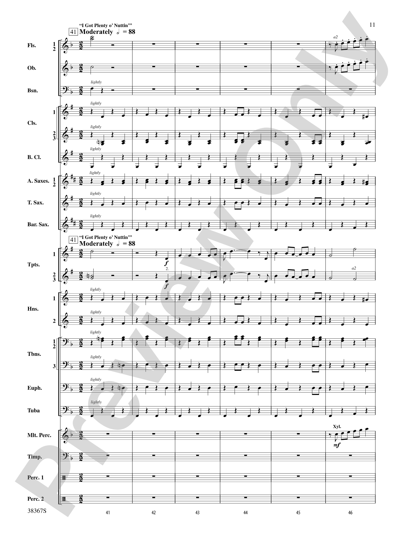 Porgy and Bess®, Highlights from: Concert Band Conductor Score & Parts
