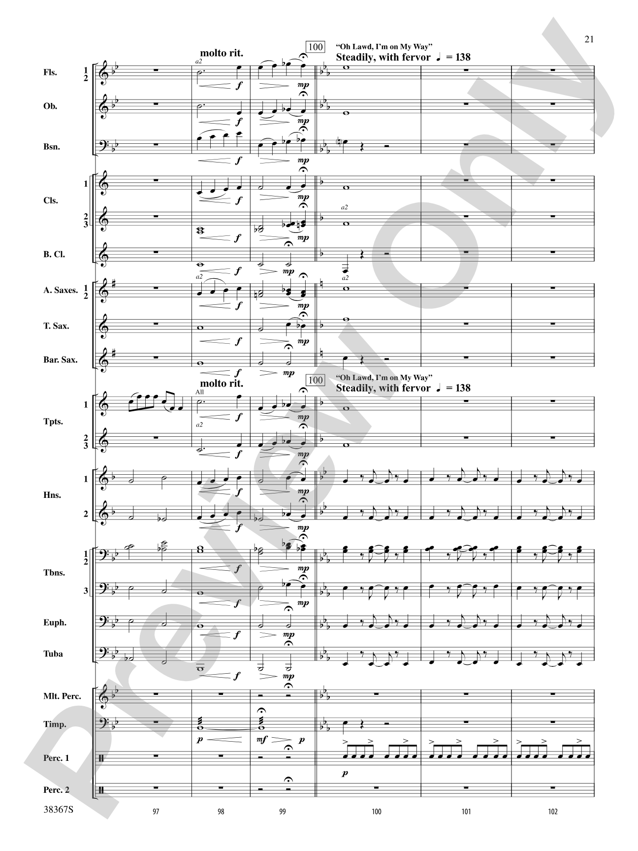 Porgy and Bess®, Highlights from: Concert Band Conductor Score & Parts