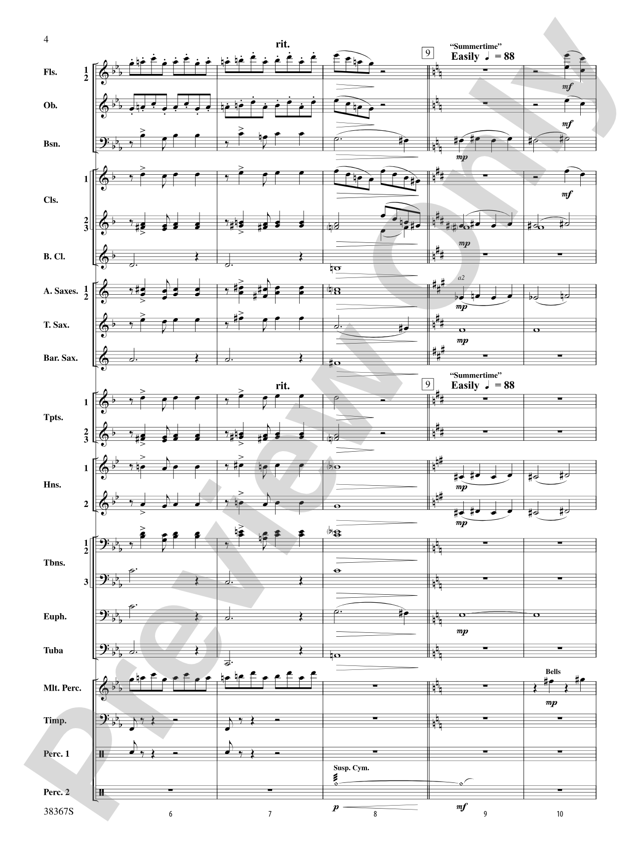 Porgy and Bess®, Highlights from: Concert Band Conductor Score & Parts