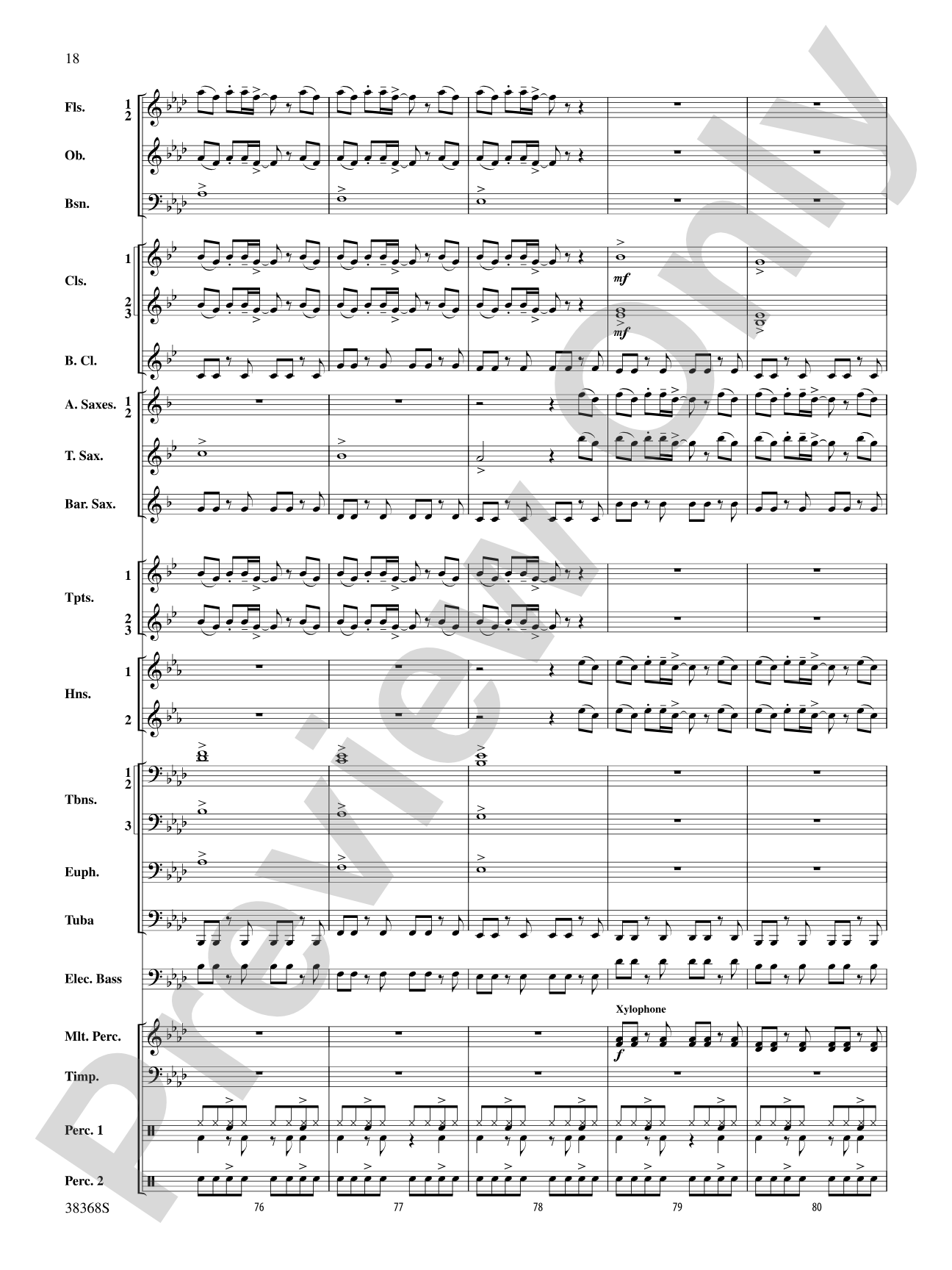 Last Friday Night (T.G.I.F) / The Edge of Glory: Concert Band Conductor Score & Parts