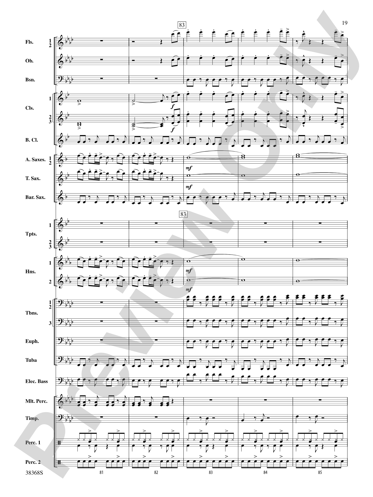 Last Friday Night (T.G.I.F) / The Edge of Glory: Concert Band Conductor Score & Parts