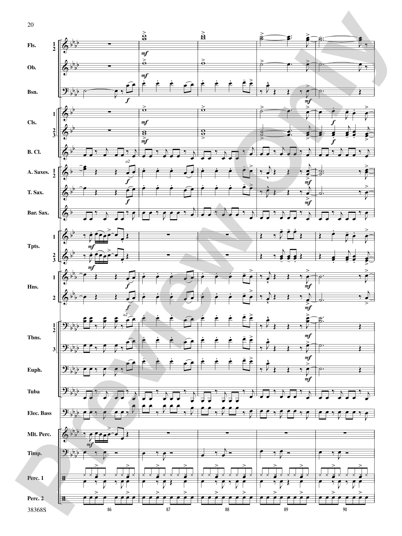 Last Friday Night (T.G.I.F) / The Edge of Glory: Concert Band Conductor Score & Parts