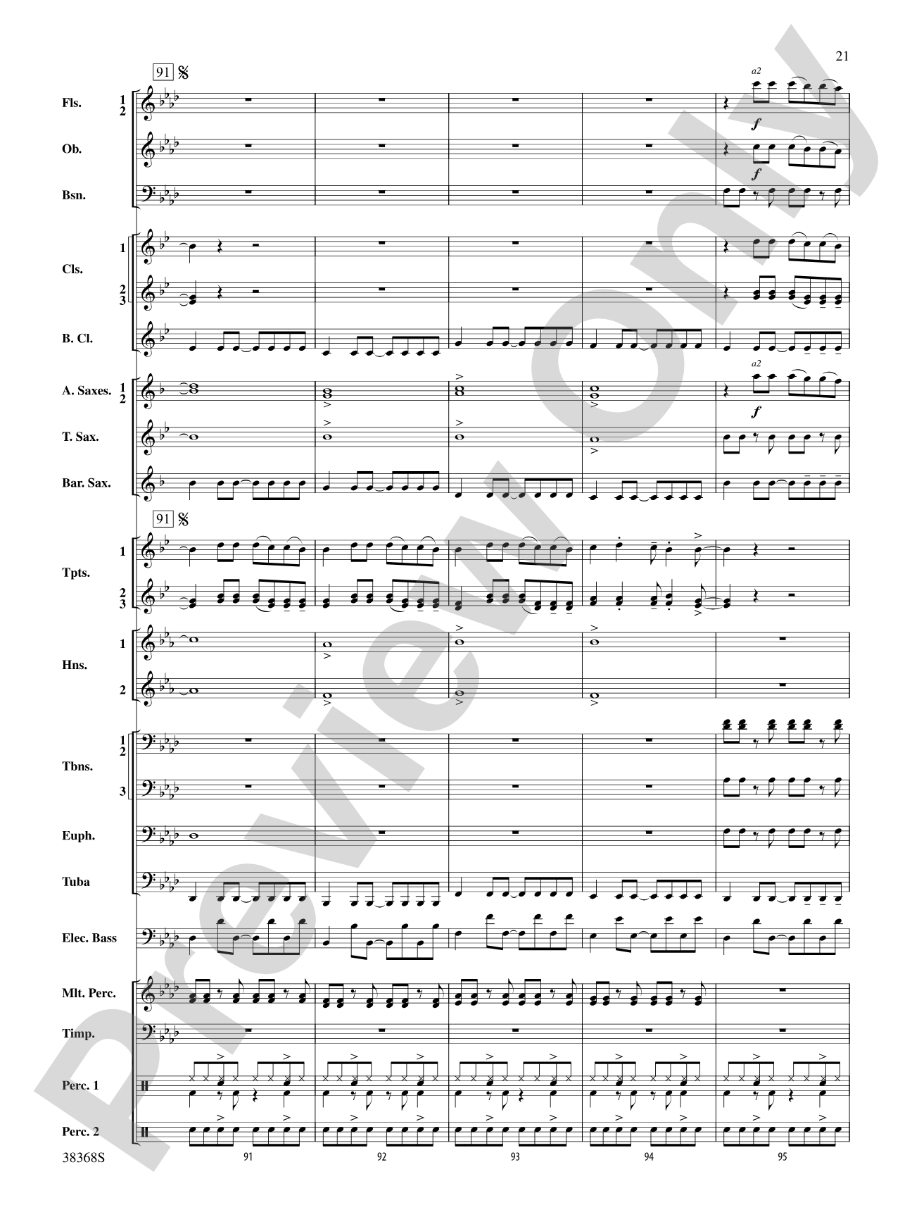 Last Friday Night (T.G.I.F) / The Edge of Glory: Concert Band Conductor Score & Parts