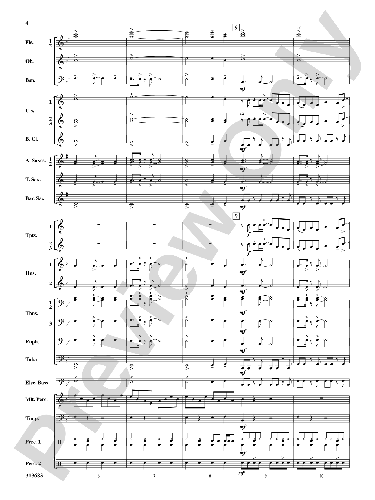 Last Friday Night (T.G.I.F) / The Edge of Glory: Concert Band Conductor Score & Parts