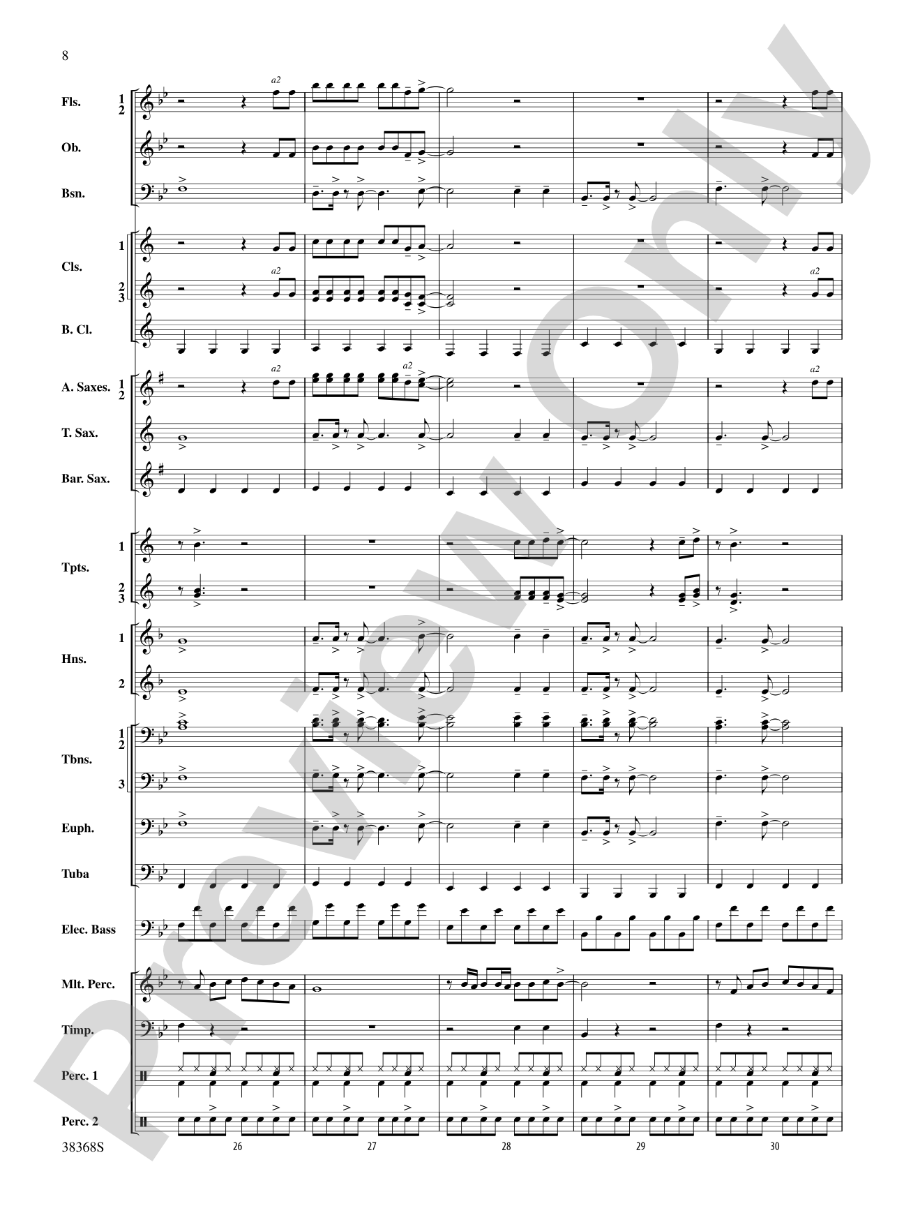 Last Friday Night (T.G.I.F) / The Edge of Glory: Concert Band Conductor Score & Parts