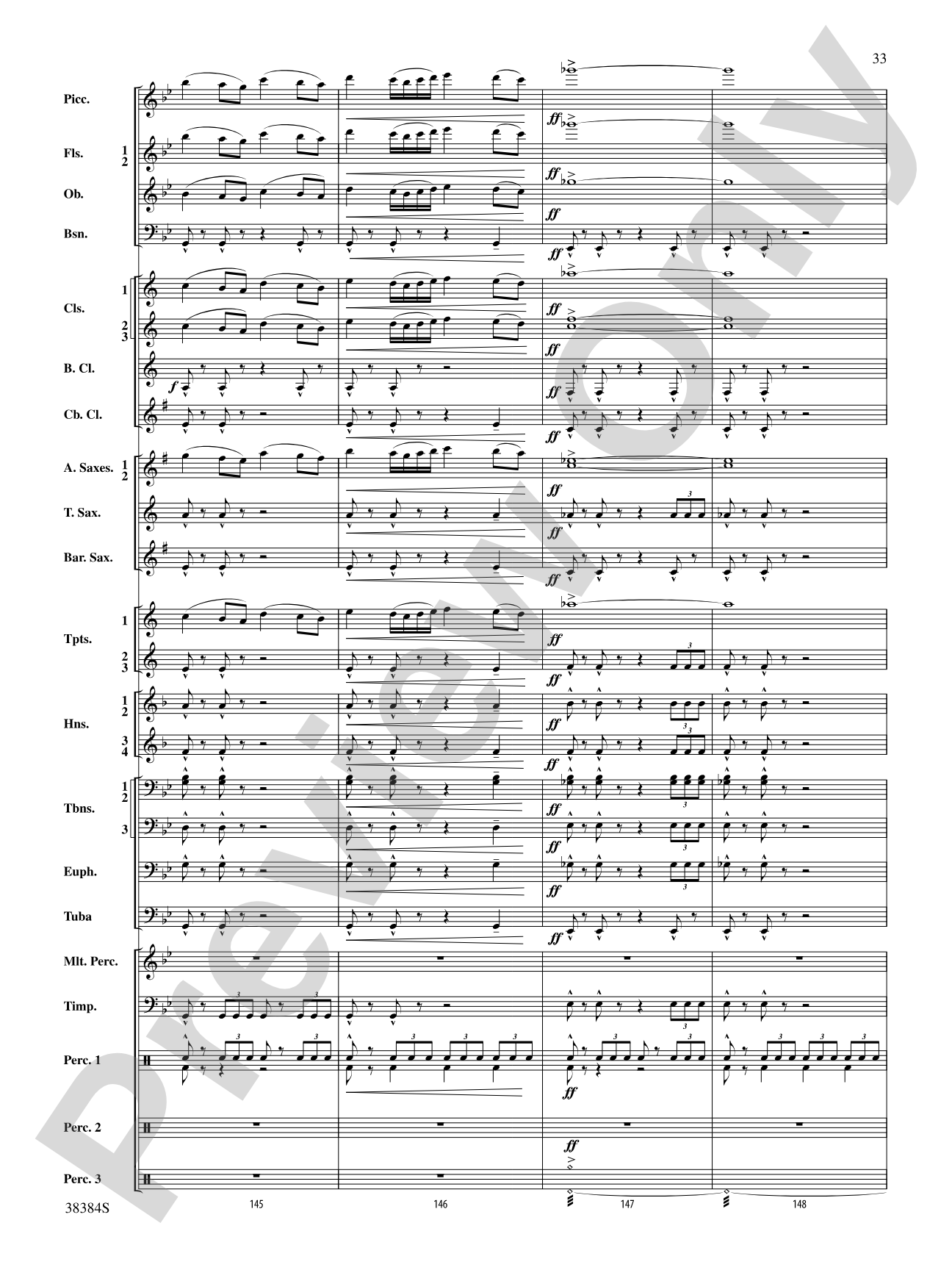 Harry Potter and the Deathly Hallows, Part 2, Symphonic Suite from: Concert Band Conductor Score & Parts