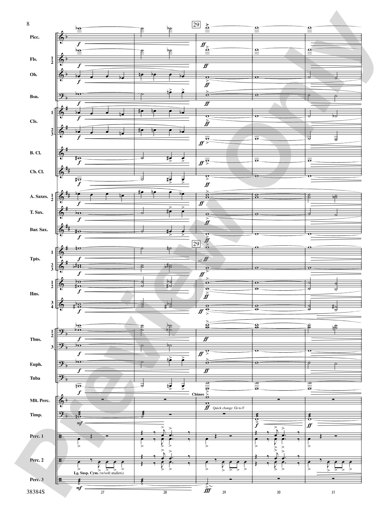 Harry Potter and the Deathly Hallows, Part 2, Symphonic Suite from: Concert Band Conductor Score & Parts