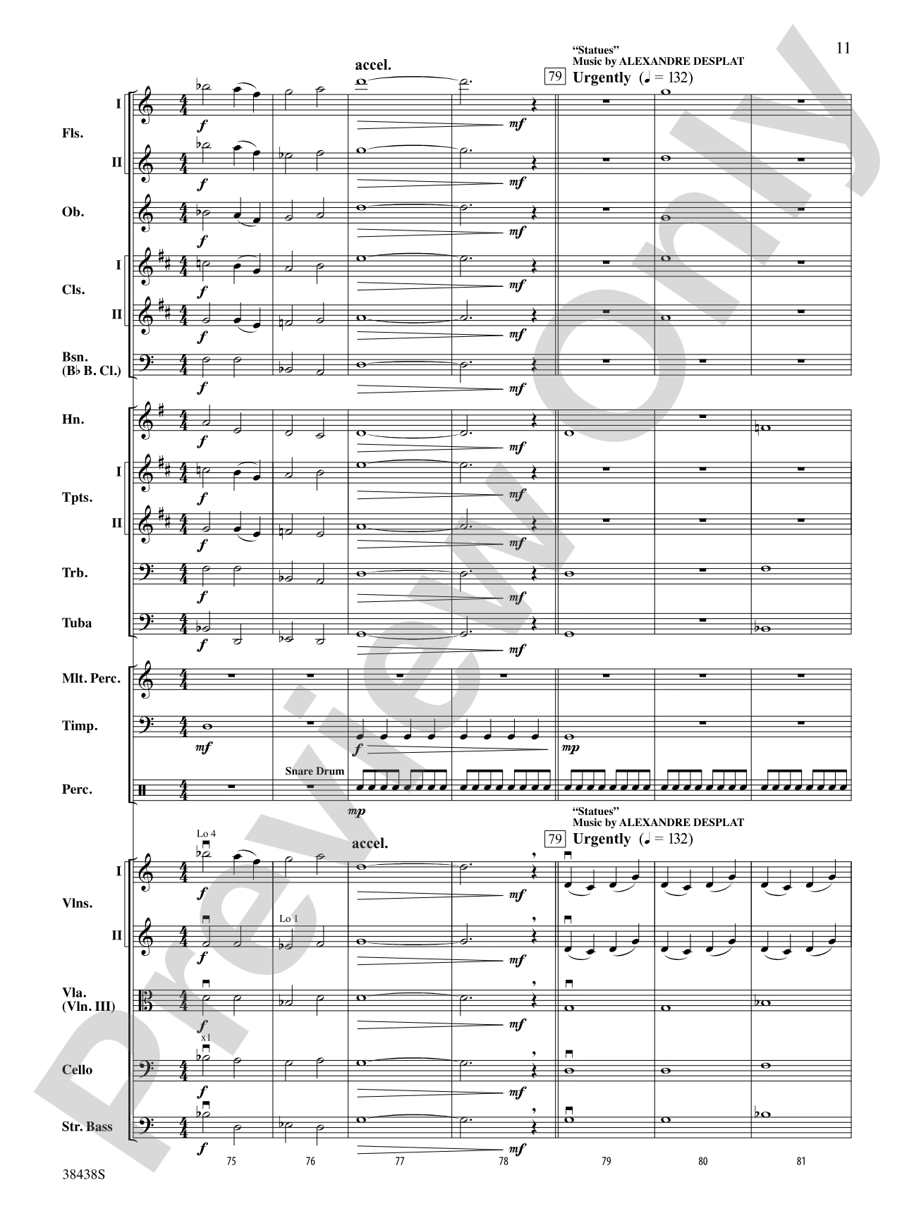 Harry Potter and the Deathly Hallows, Part 2, Selections from: Full Orchestra Conductor Score & Parts