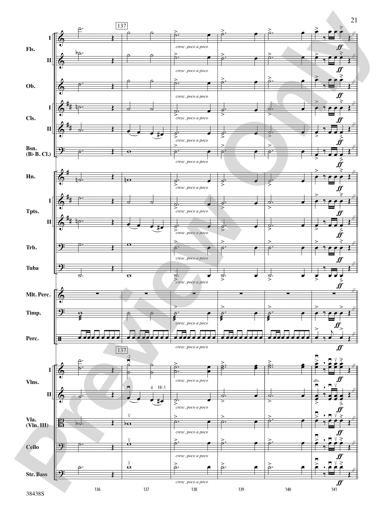 Harry Potter and the Deathly Hallows, Part 2, Selections from: Full Orchestra Conductor Score & Parts