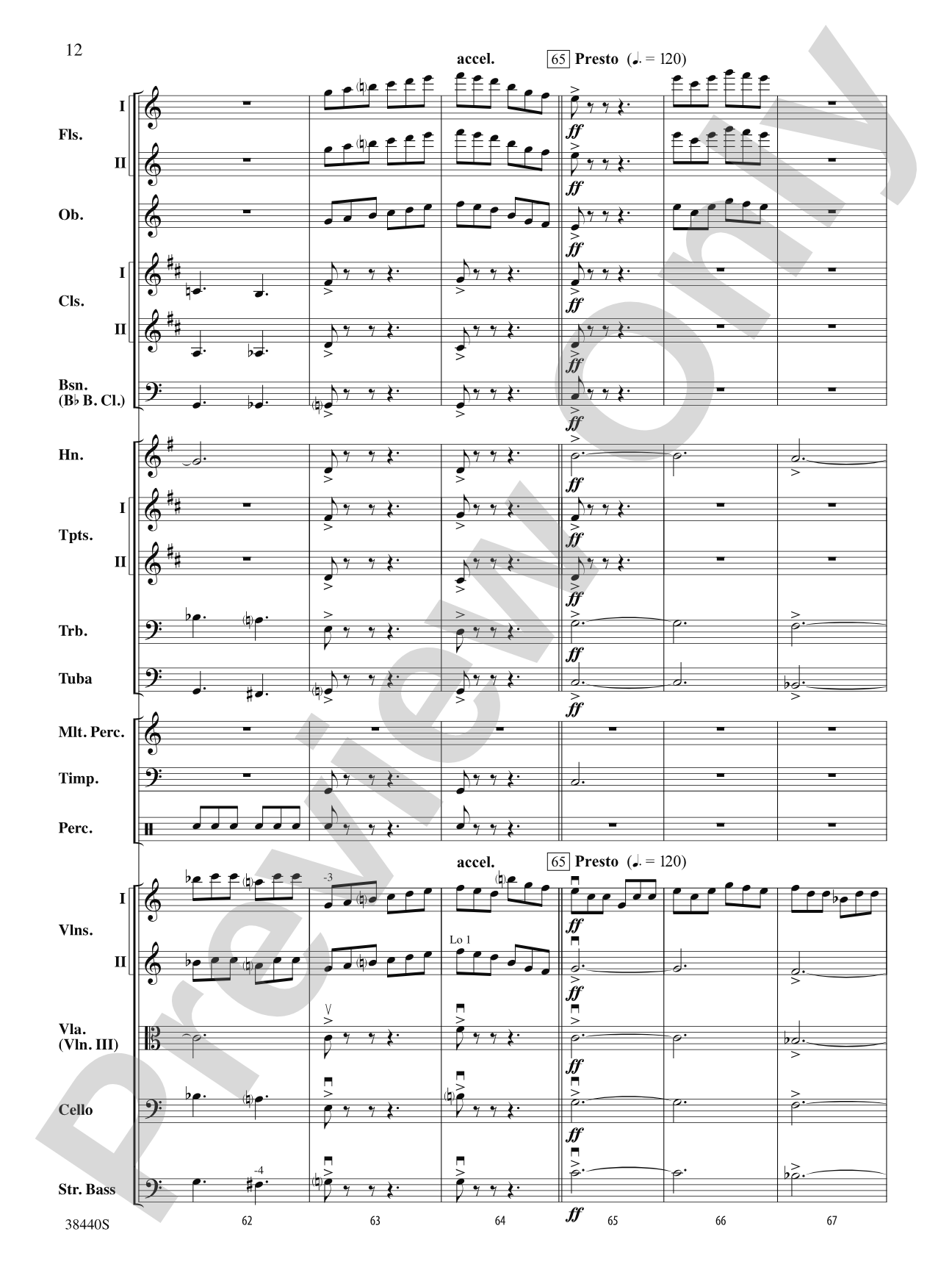 Leroy Anderson's Irish Suite, Part 1 (Themes from): Full Orchestra Conductor Score & Parts