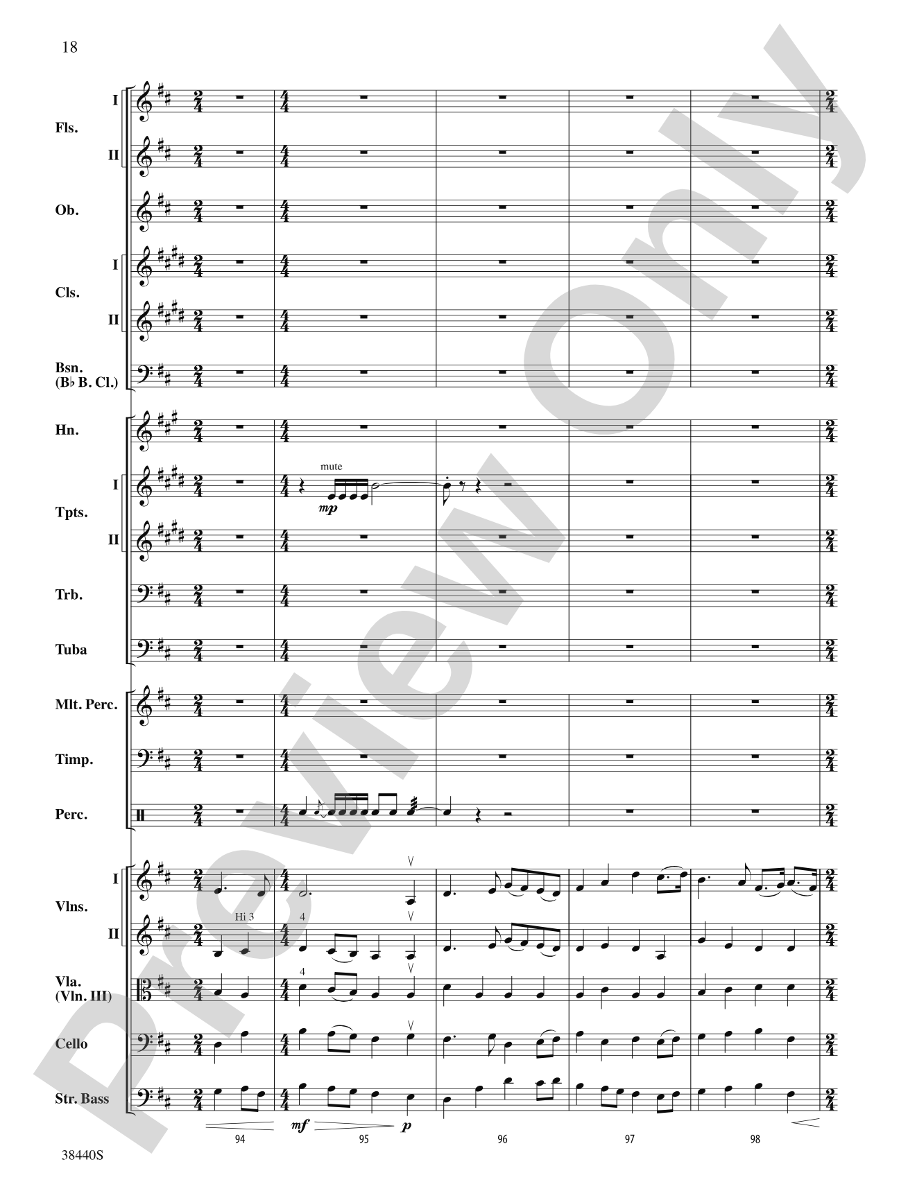 Leroy Anderson's Irish Suite, Part 1 (Themes from): Full Orchestra Conductor Score & Parts