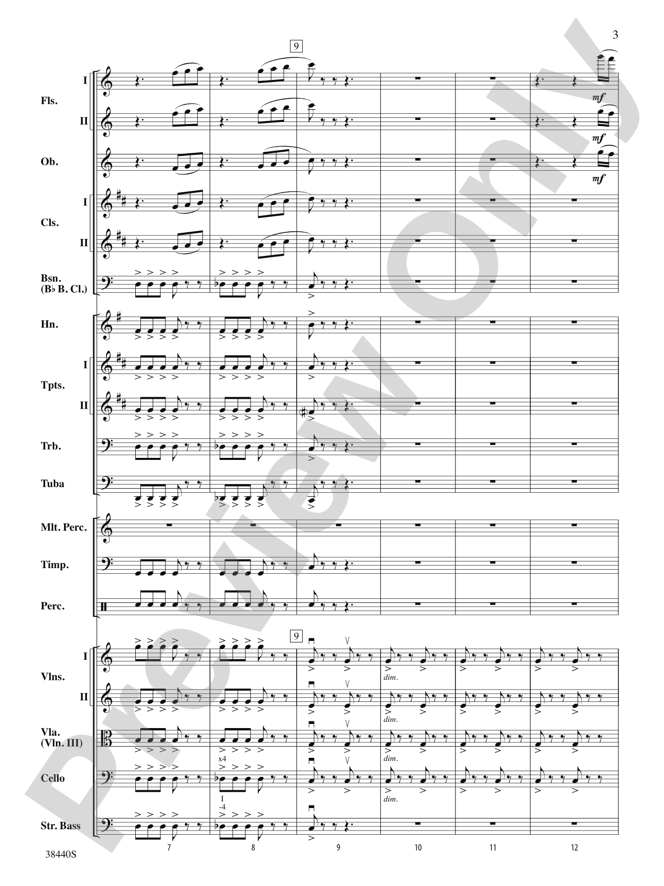 Leroy Anderson's Irish Suite, Part 1 (Themes from): Full Orchestra Conductor Score & Parts