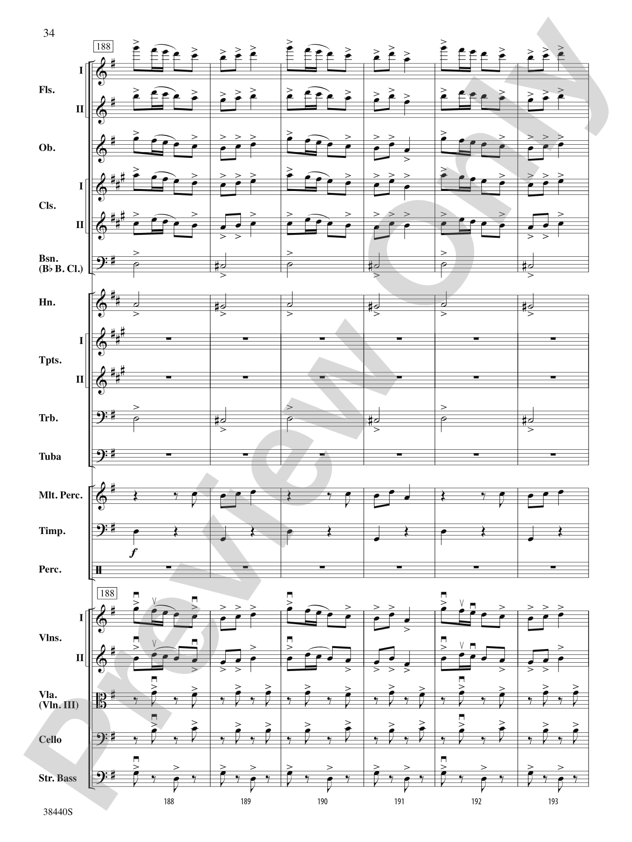 Leroy Anderson's Irish Suite, Part 1 (Themes from): Full Orchestra Conductor Score & Parts